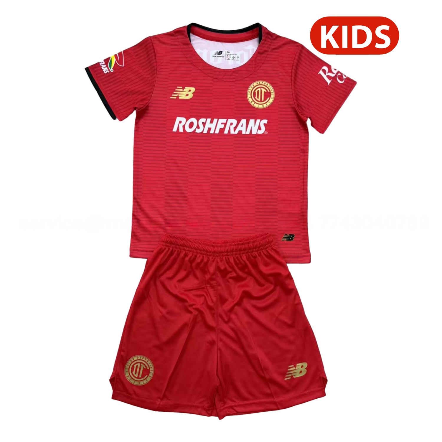 Toluca 25-26 Home Kids Kit - UnitedFutballJersey