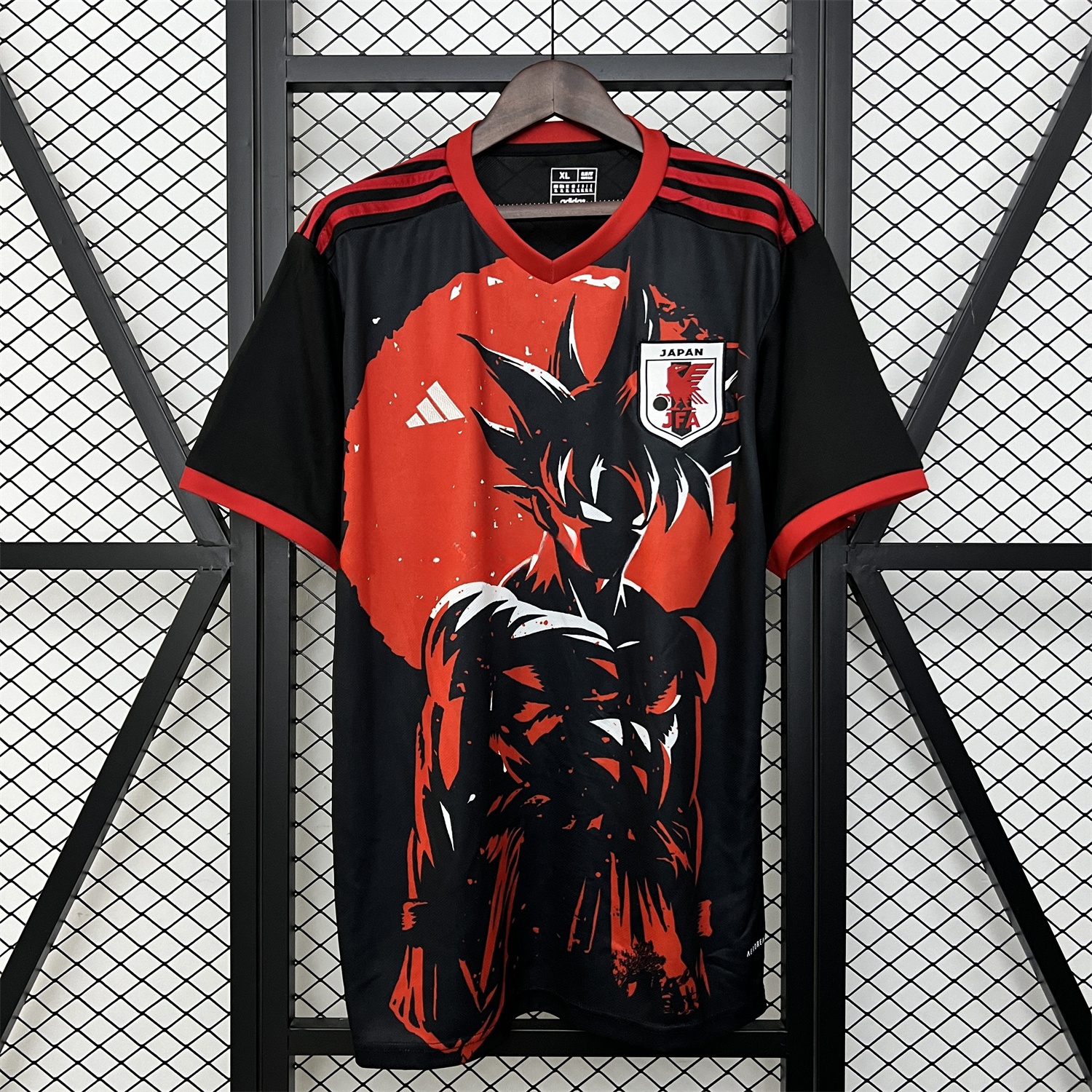 Japan 2024 Black Red Son Goku Jersey - Fans Version - UnitedFutballJersey