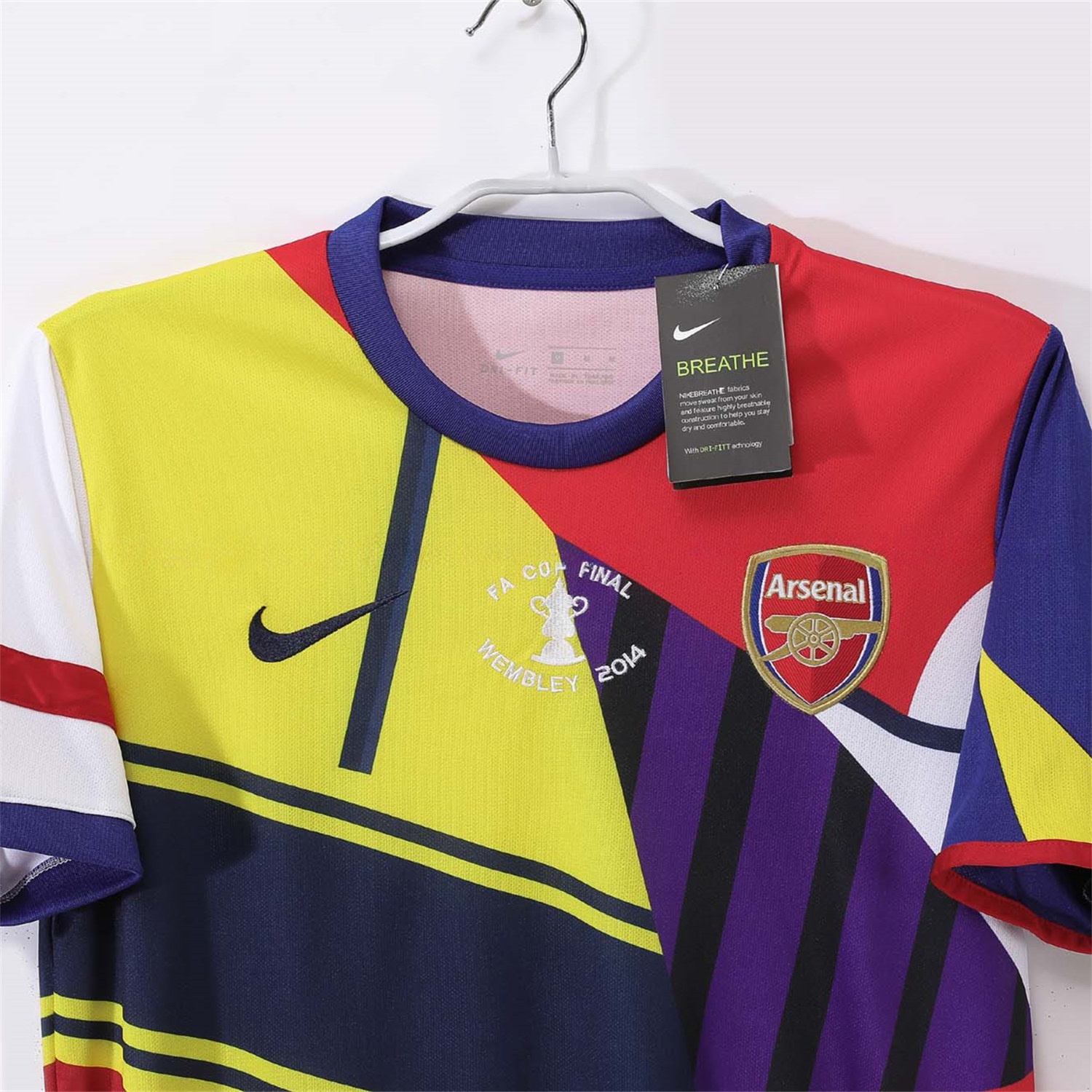 Retro Arsenal 2014 FA CUP Trophy Commemorative Jersey - UnitedFutballJersey