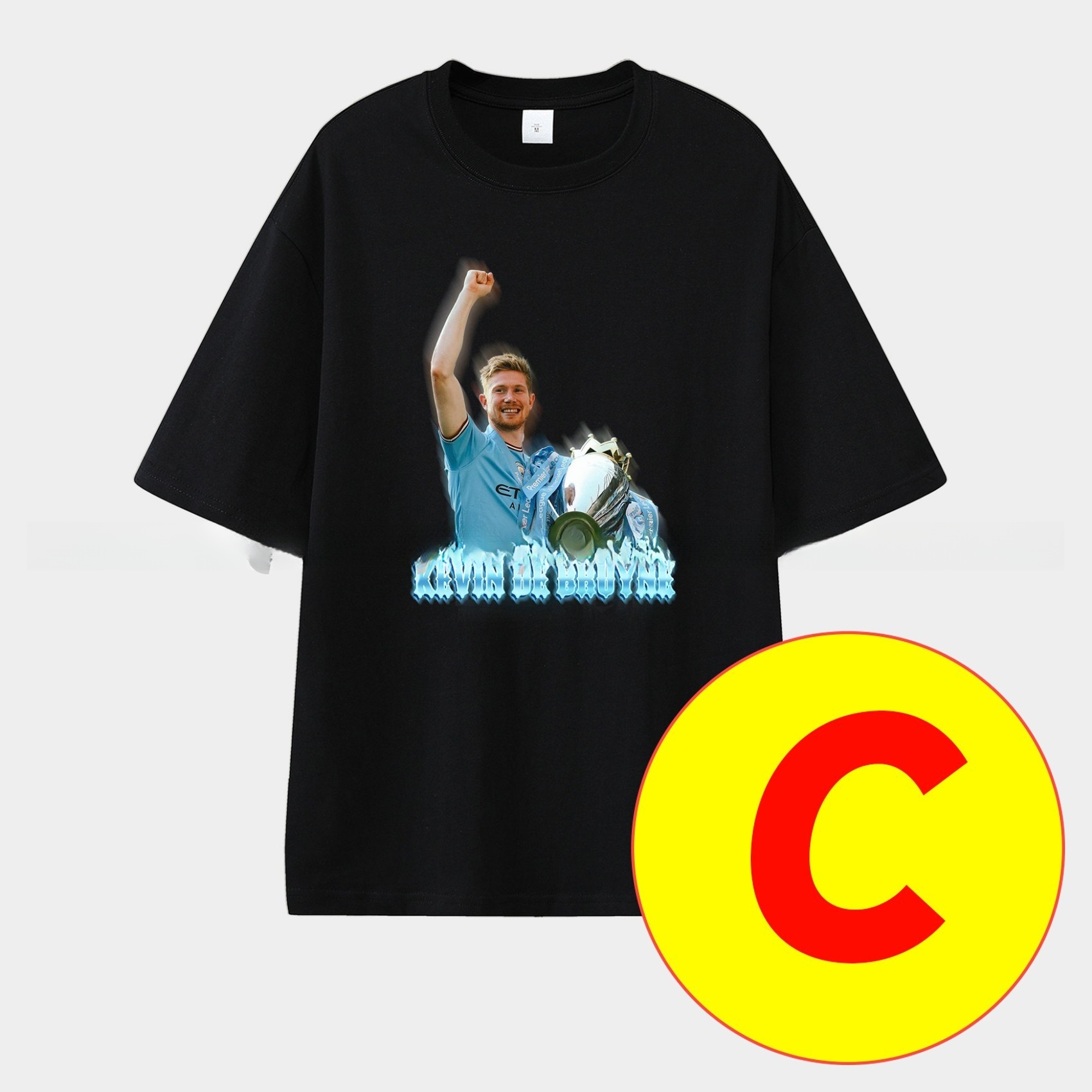 Manchester City Kevin De Bruyne Career Memory Fragments Unisex Pure Cotton T-shirt - UnitedFutballJersey