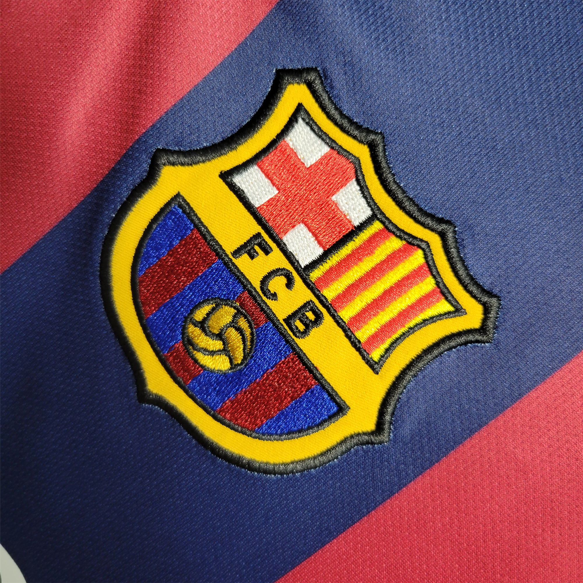 B.A.R.S.A Retro 14-15 Home Stadium Long Sleeve Jersey - UnitedFutballJersey