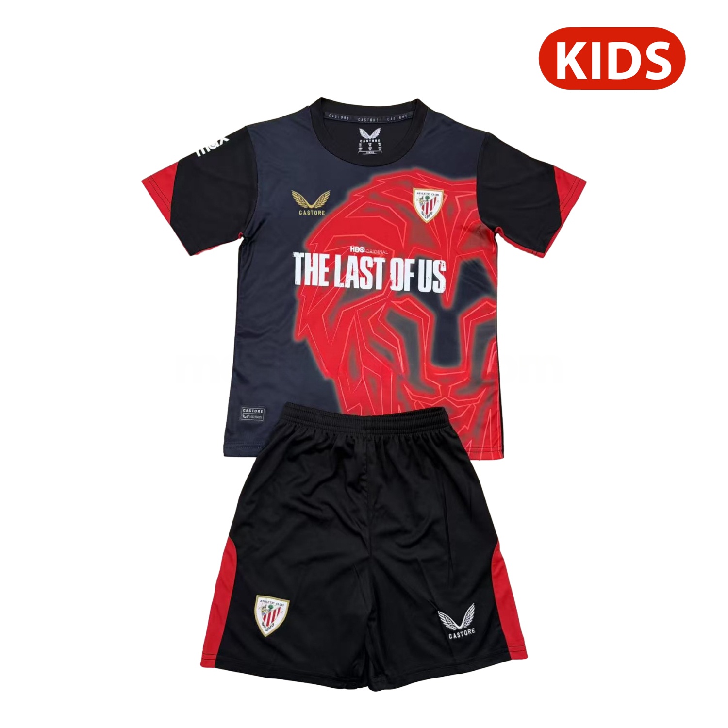Athletic Bilbao 24-25 Pre-match The Last of Us Special Kids Kit - UnitedFutballJersey