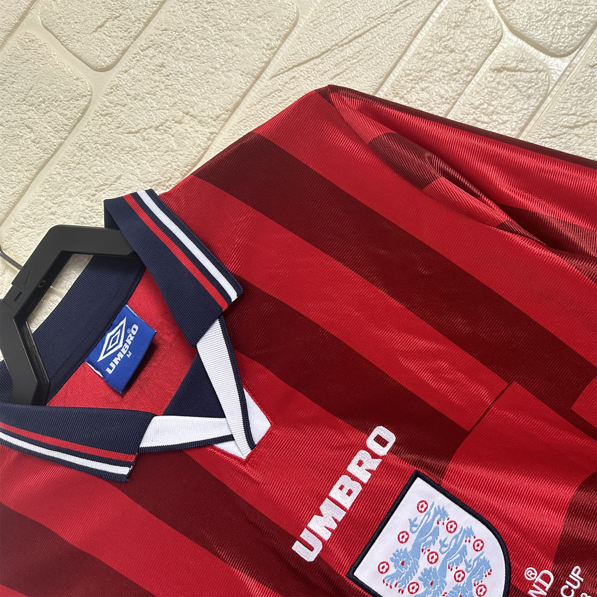 Retro England 1998 Away Long Sleeve Jersey - UnitedFutballJersey