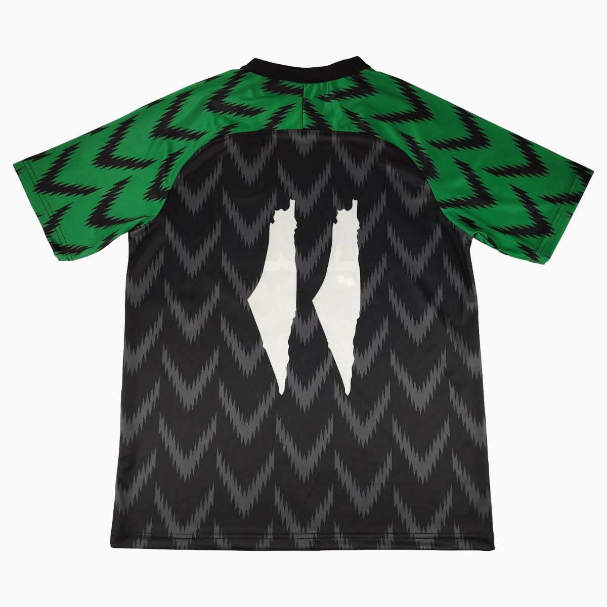 FC Palestina 24-25 Black and Green Arrow Pattern Jersey with Arabic and Pattern - UnitedFutballJersey