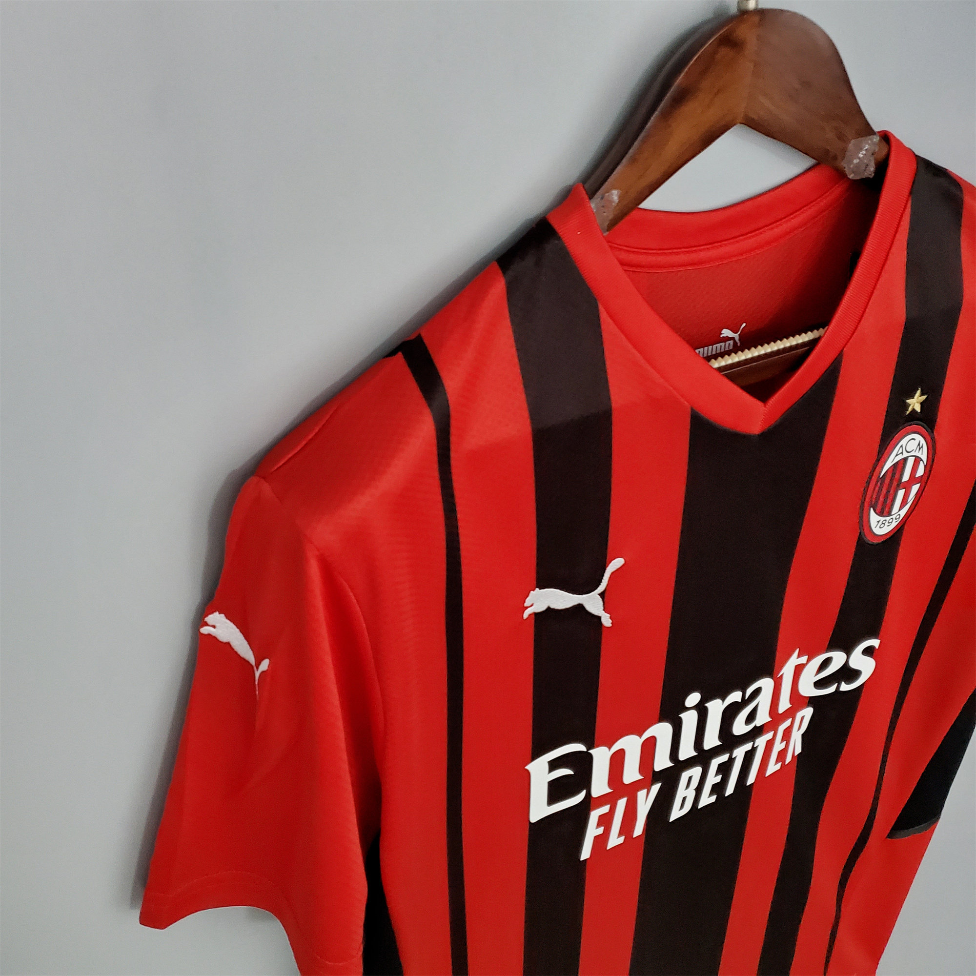 Retro AC Milan 2021-22 Home Stadium Jersey - UnitedFutballJersey