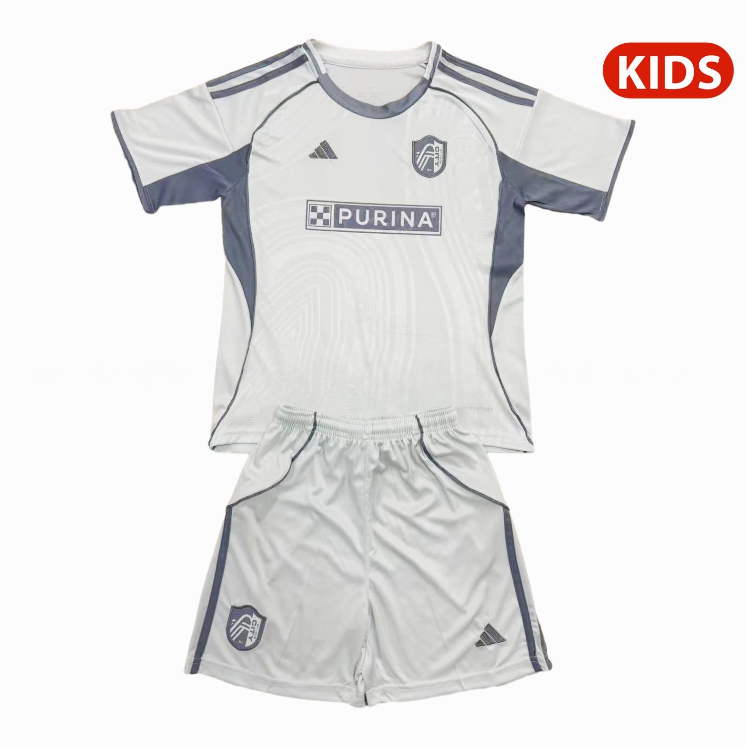 St. Louis City 25-26 Pre-Match Training Kids Kit - UnitedFutballJersey
