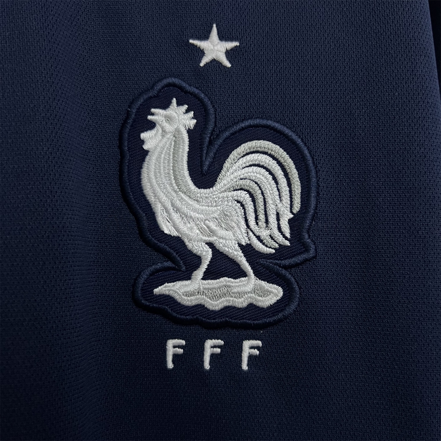 Retro France 2014 Home Long Sleeves Jersey - UnitedFutballJersey