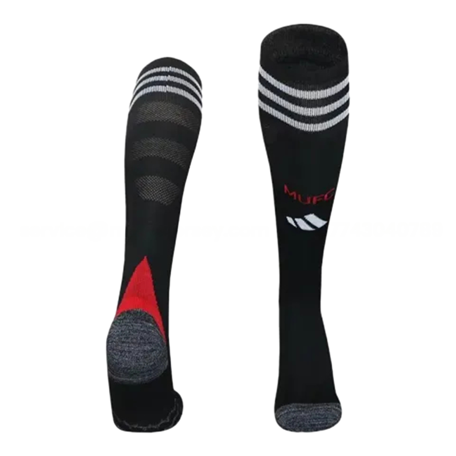 Manchester City 25-26 Home Socks - Black - UnitedFutballJersey