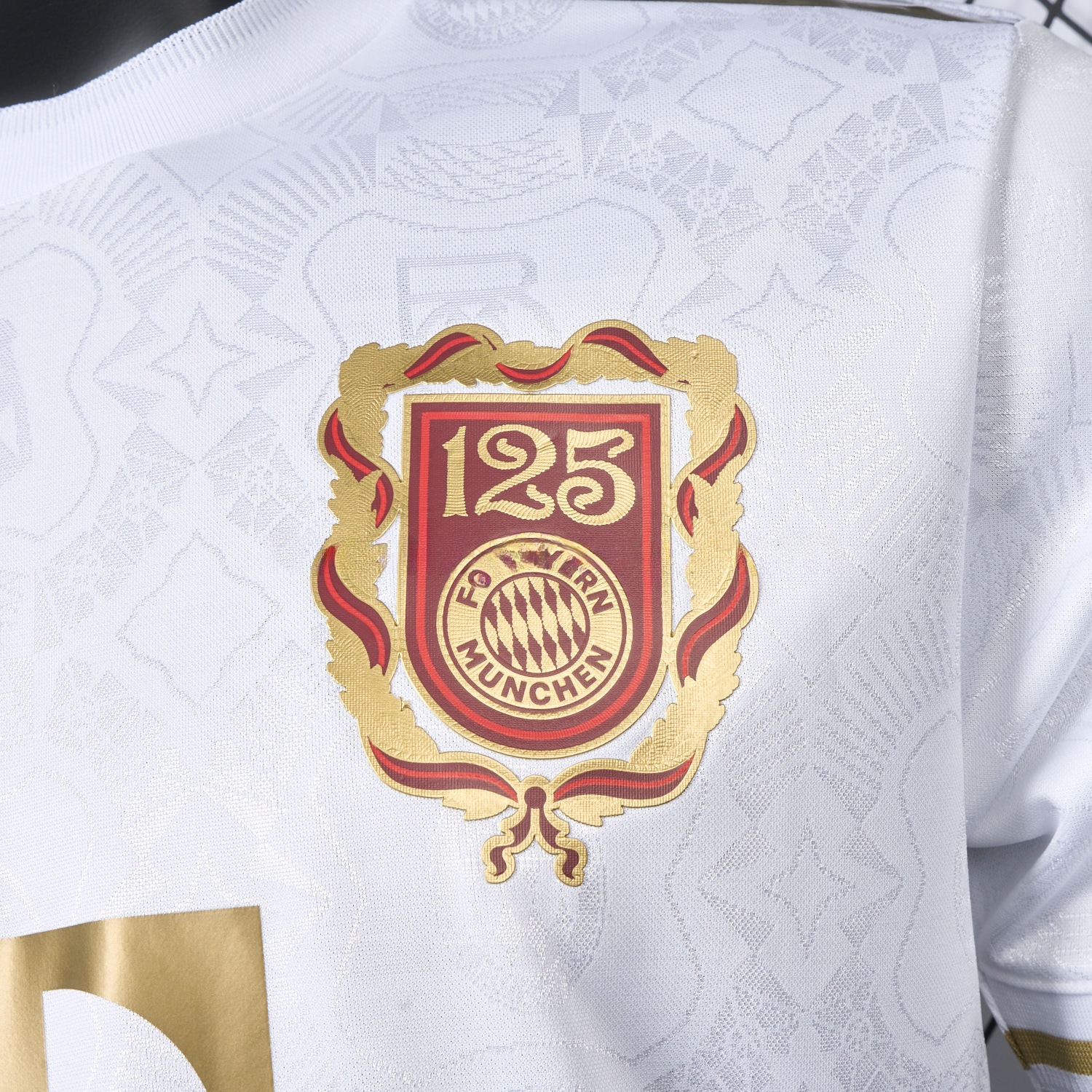 Bayern Munich 2025 White 125th Anniversary Jersey - Player Version - UnitedFutballJersey