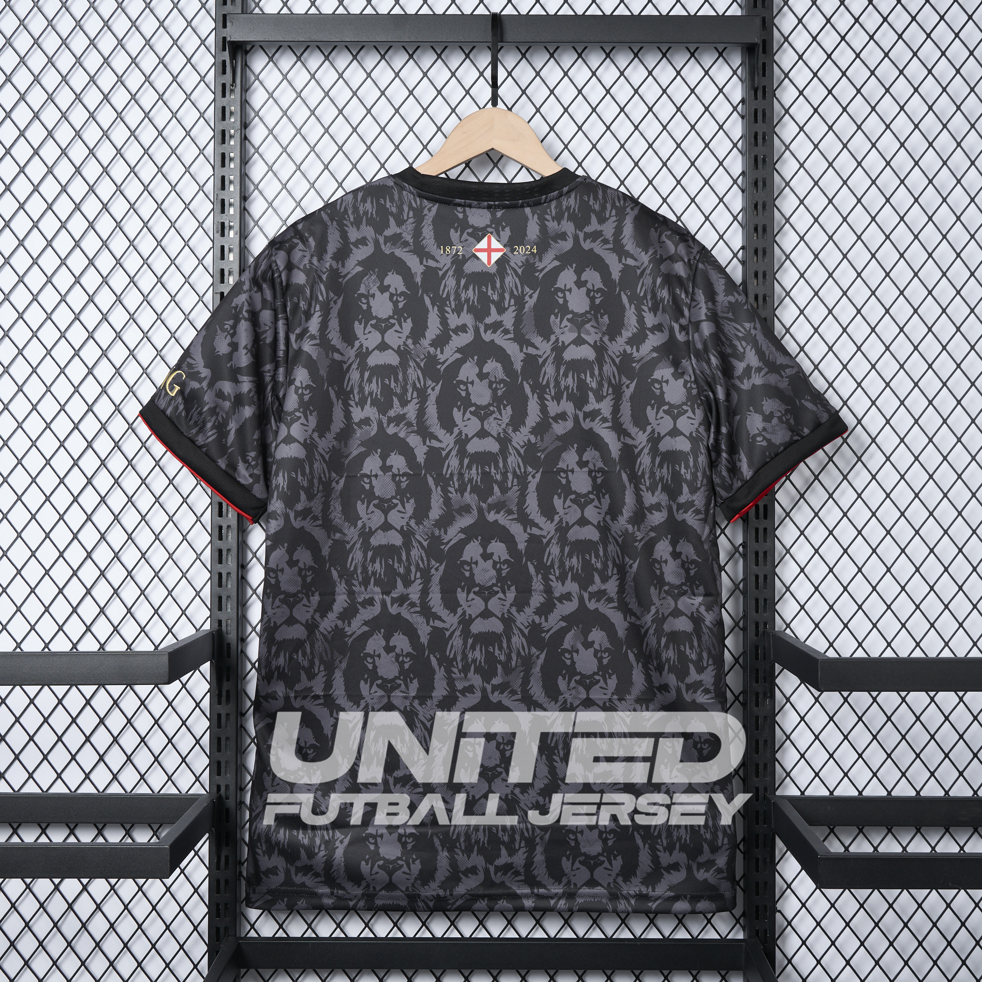 England 2024 Black The Lions Special Edition Jersey - Fans Version - UnitedFutballJersey