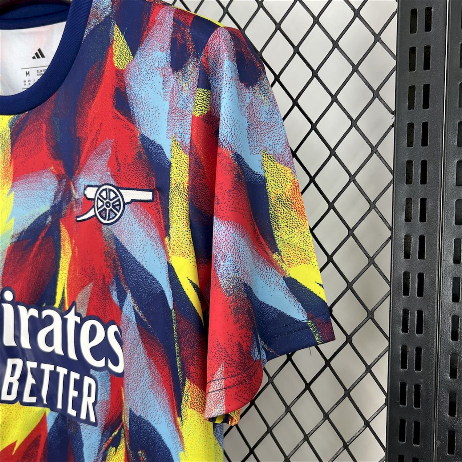 Arsenal 25-26 Colorful Flame Graffiti Pre-match Training Jersey - Fans Version - UnitedFutballJersey