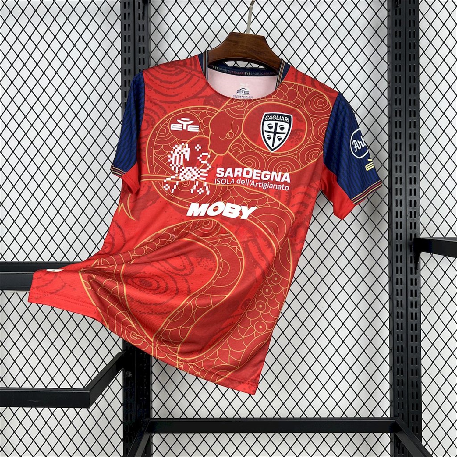 Cagliari Calcio 24-25 Year of the Snake Special Jersey - Fans Version - UnitedFutballJersey