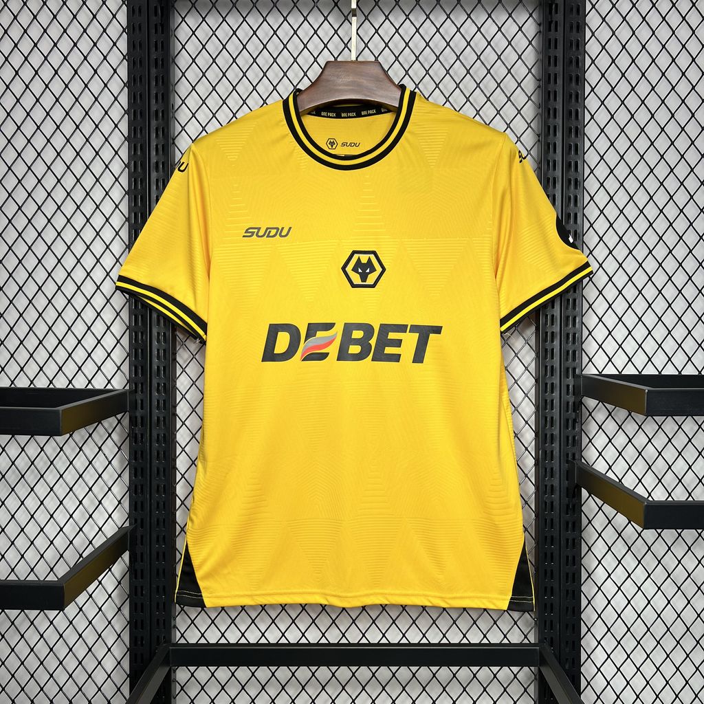 Wolverhampton Wanderers Wolves 24-25 Home Jersey - Fans Version - UnitedFutballJersey