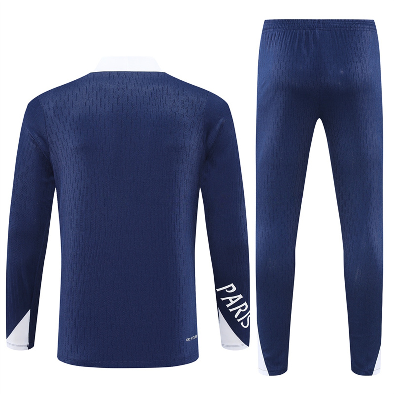 Paris Saint-Germain PSG 25-26 Kid Long Sleeves Training Set - Royal Blue Top & Royal Blue Pants - UnitedFutballJersey