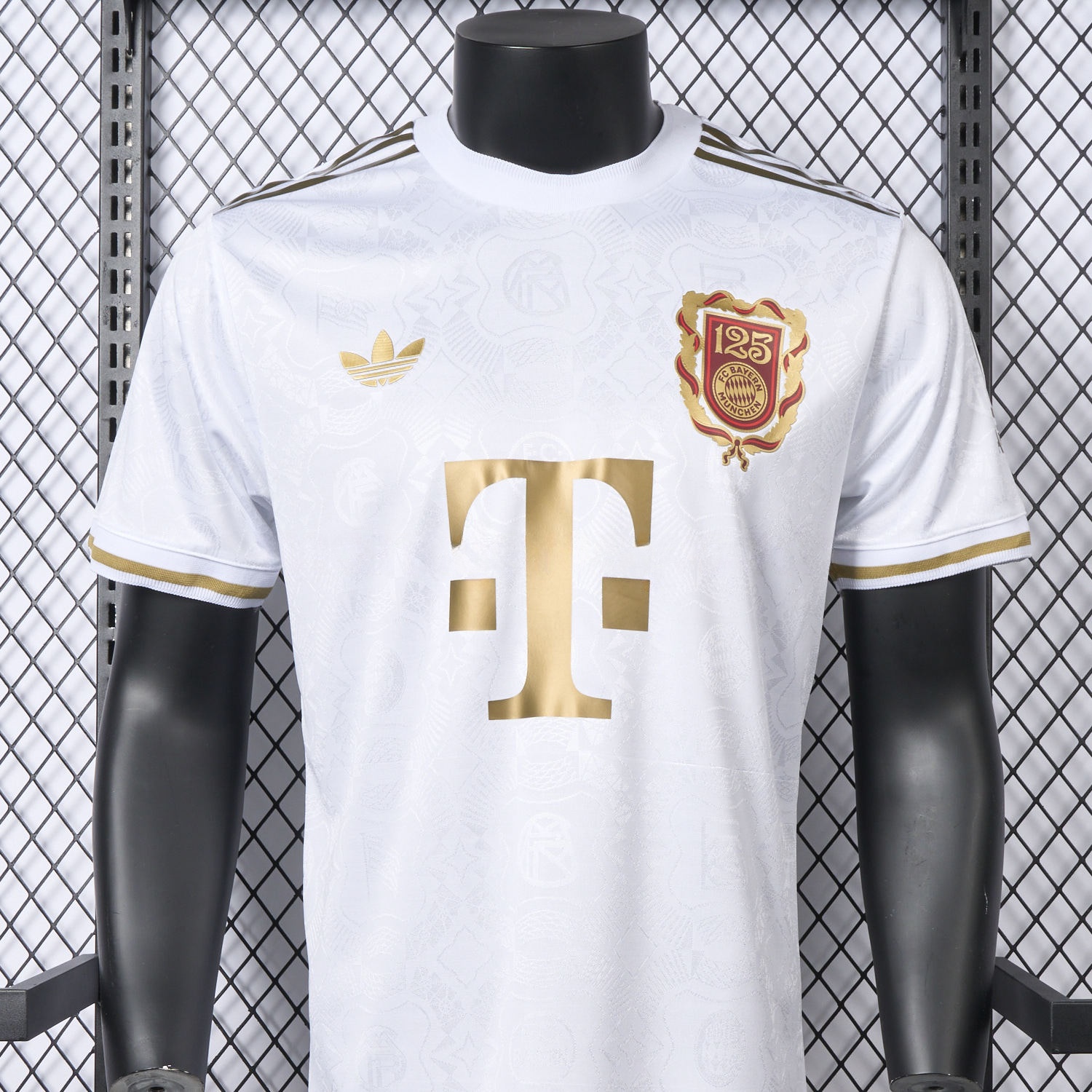Bayern Munich 2025 White 125th Anniversary Jersey - Player Version - UnitedFutballJersey