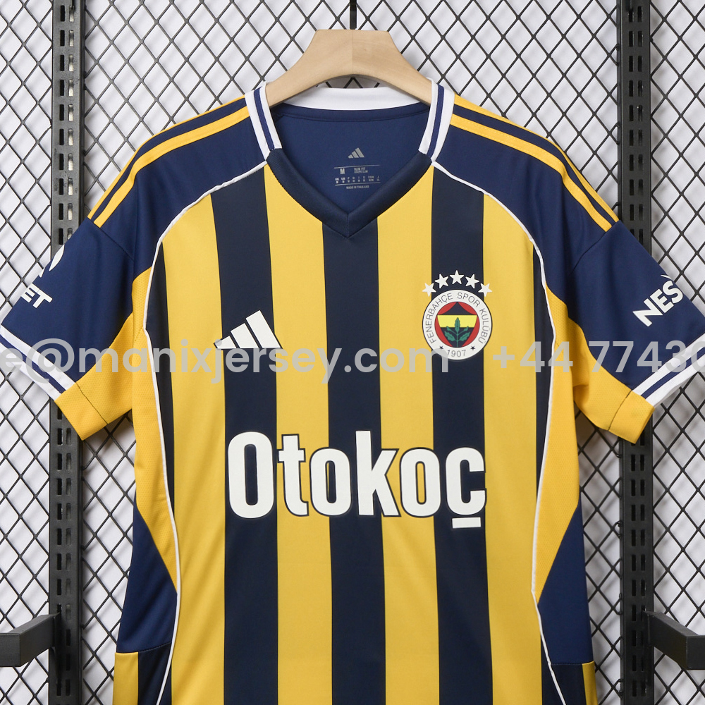 Fenerbahce 25-26 Home Jersey - Fans Version - UnitedFutballJersey
