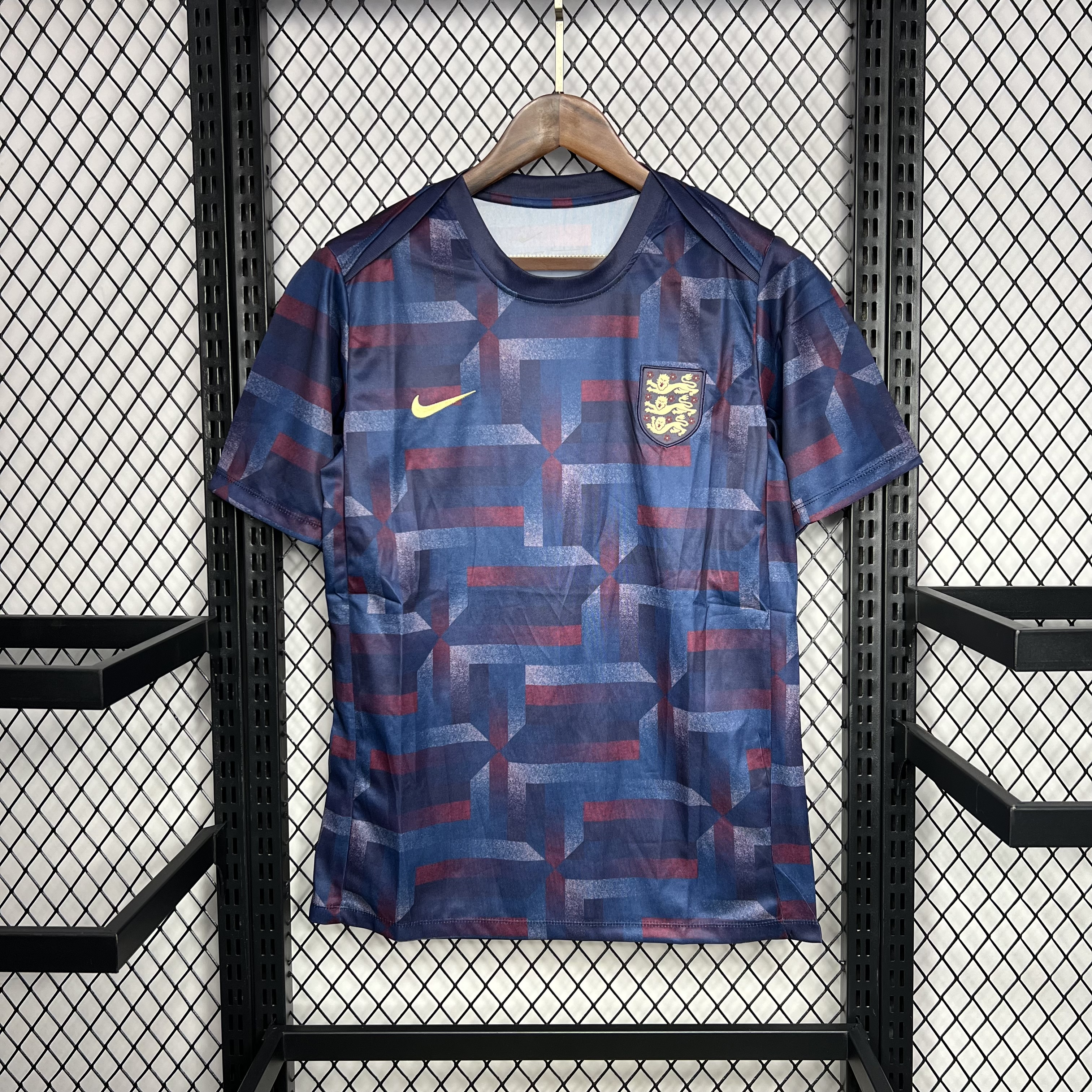 England 2024 Pre-match Training Jersey - Fans Version - UnitedFutballJersey