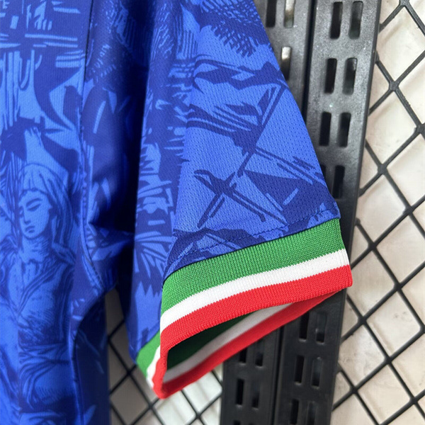 Italy 2024 Blue Special Edition Jersey - Fans Version - UnitedFutballJersey