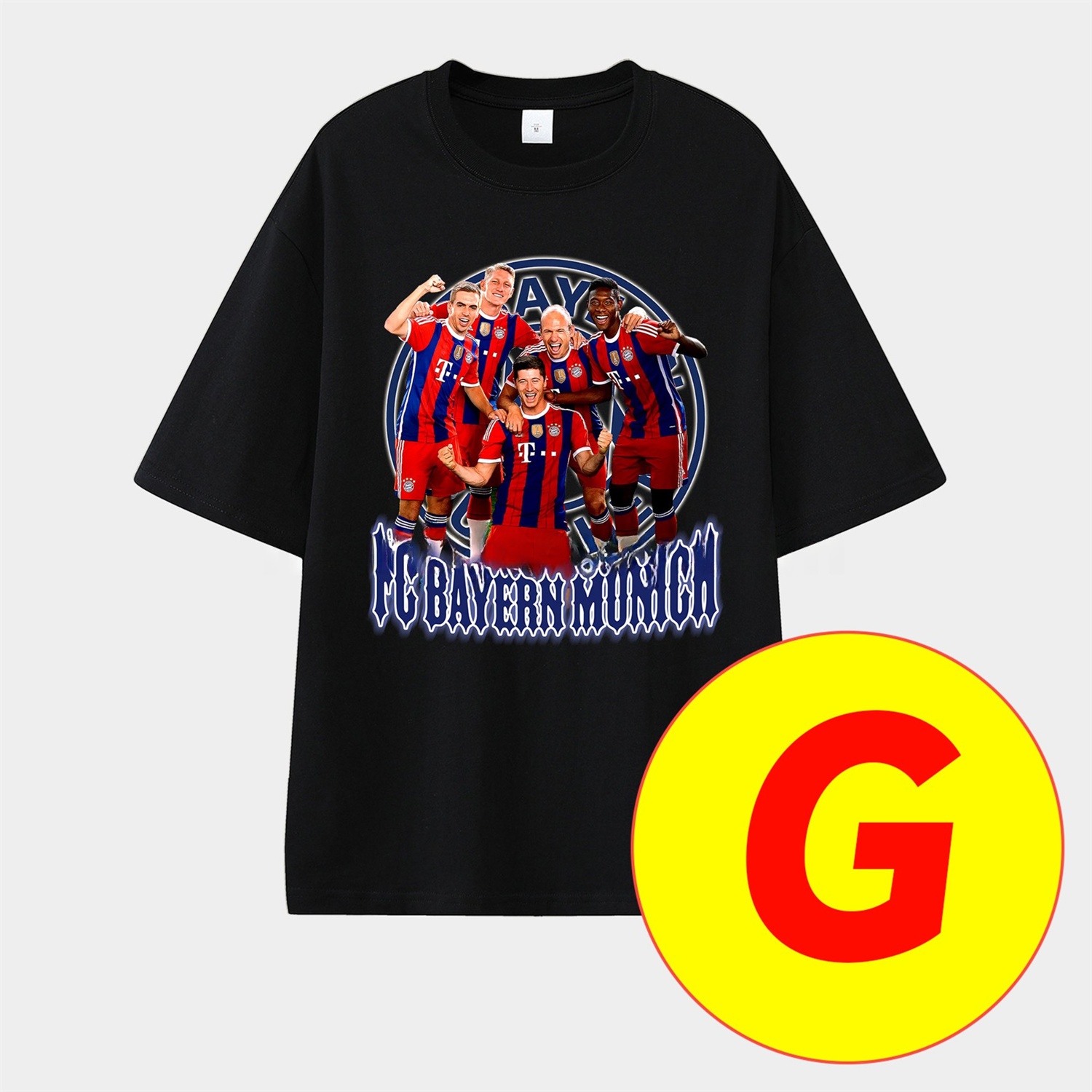 Bayern Munich 2025 125th Anniversary Memory Fragments Unisex Pure Cotton T-shirt - UnitedFutballJersey