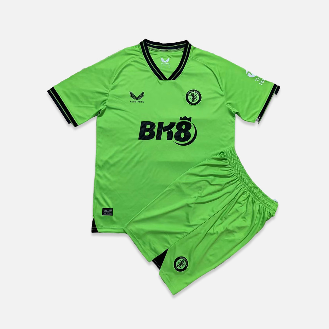 Aston Villa 23-24 Green Goalkeeper Jersey Set - Fans Version - UnitedFutballJersey