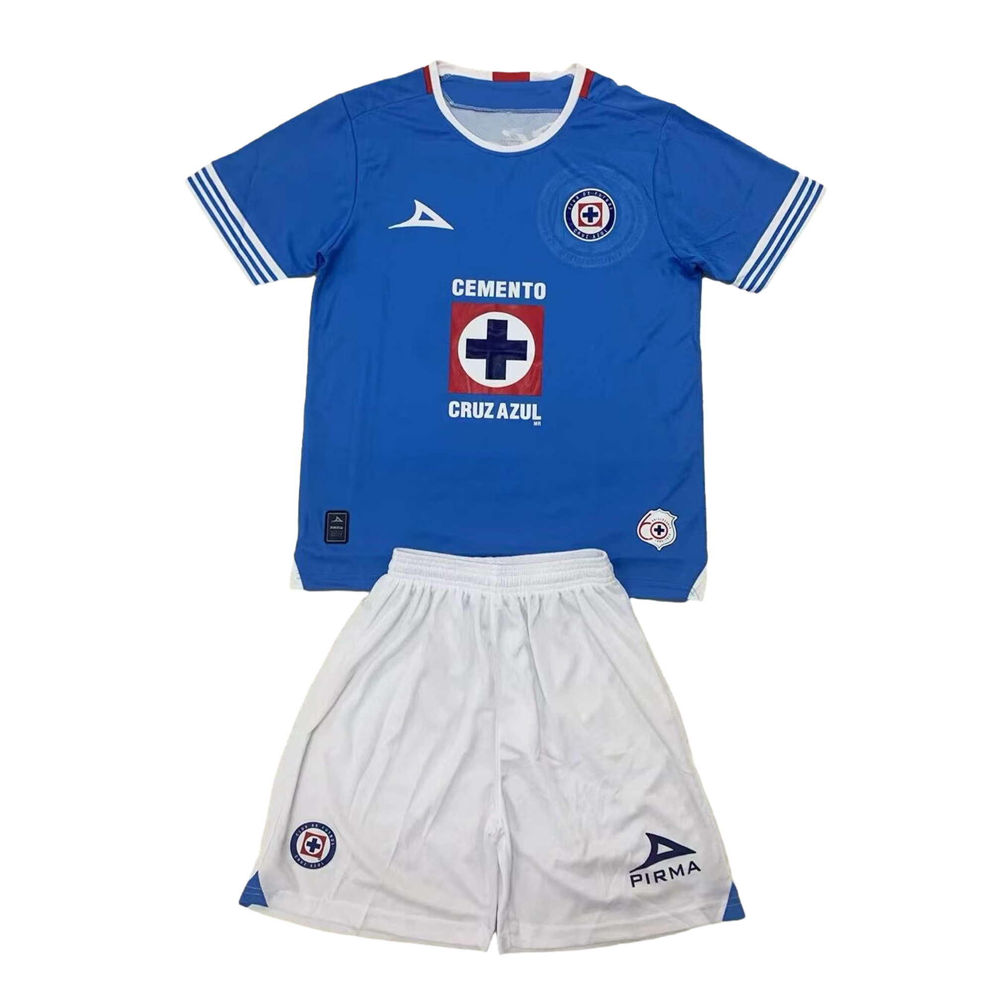 Cruz Azul 24-25 Home Stadium Kids Kit - UnitedFutballJersey