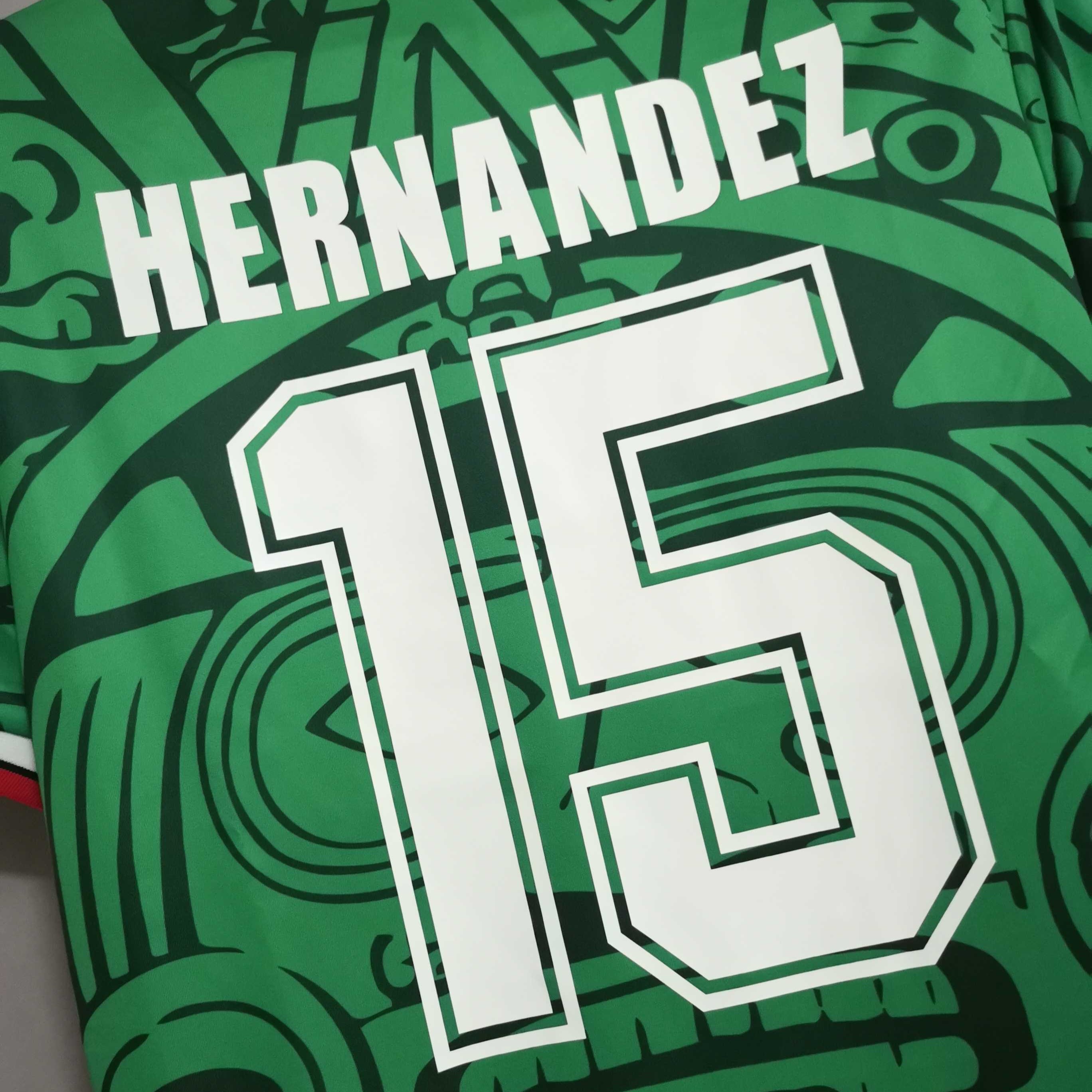Retro Mexico 1998 Home Jersey - UnitedFutballJersey