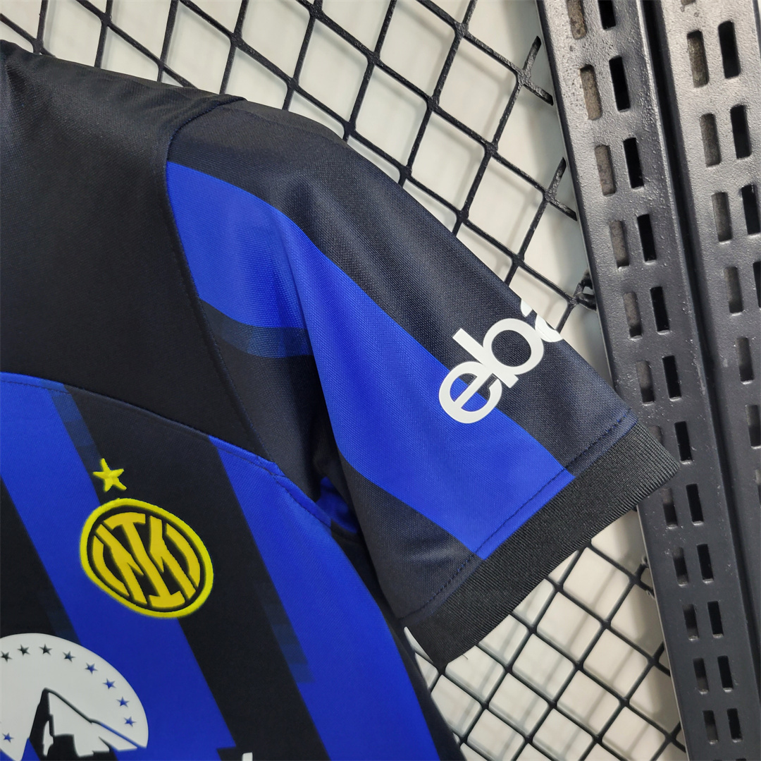 Inter Milan 23-24 Home Kids Kit - UnitedFutballJersey