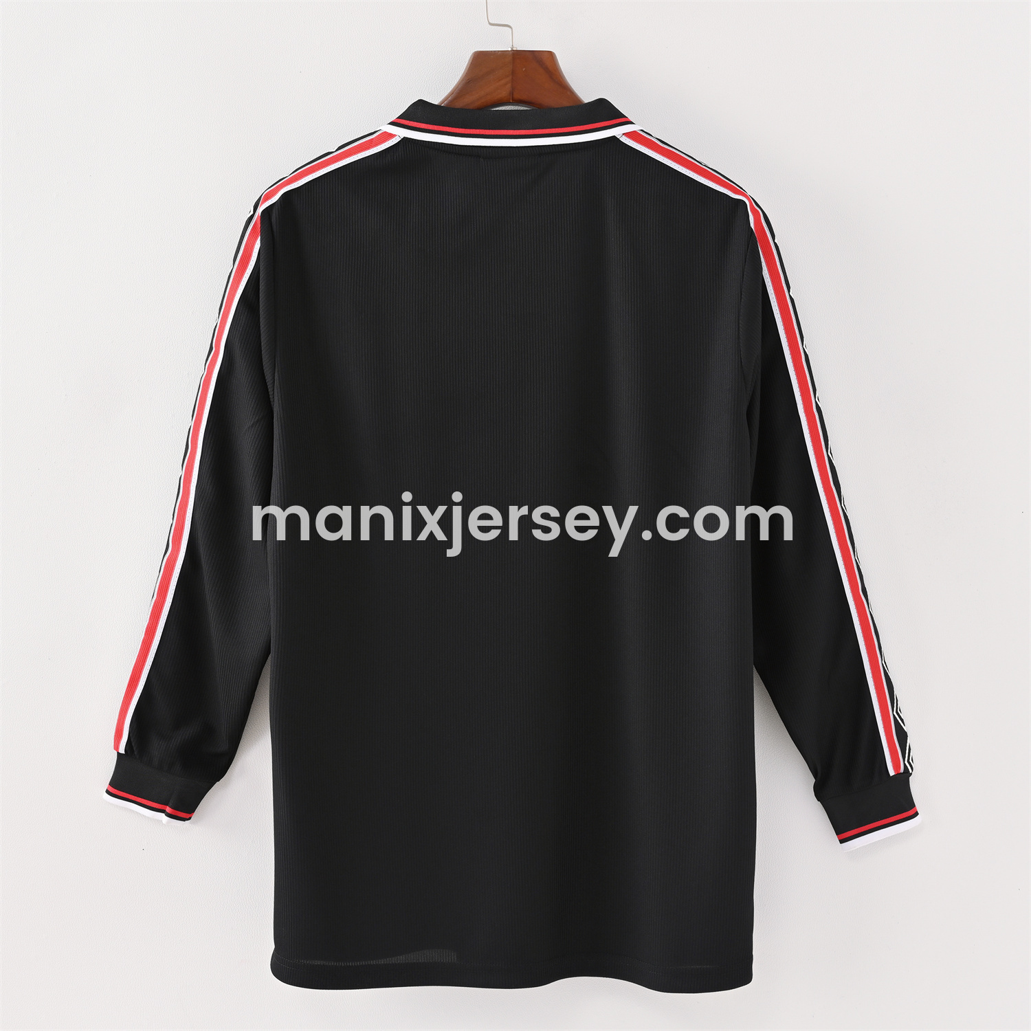 Retro Manchester United 1998-99 Black Long Sleeves Jersey - UnitedFutballJersey