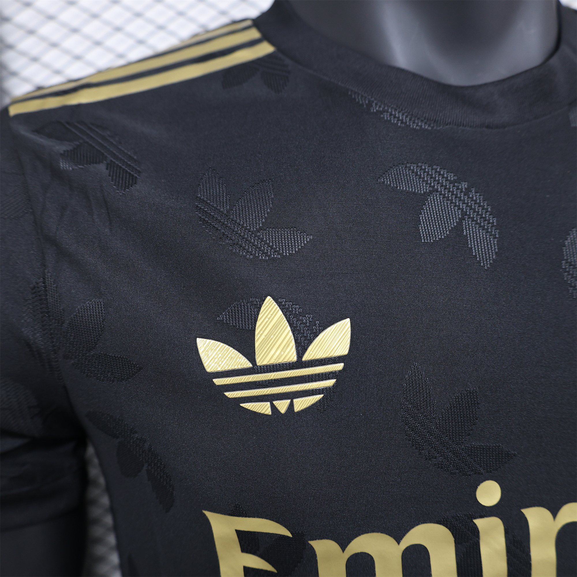 Arsenal 24-25 Black Gold Special Edition Jersey - Player Version - UnitedFutballJersey