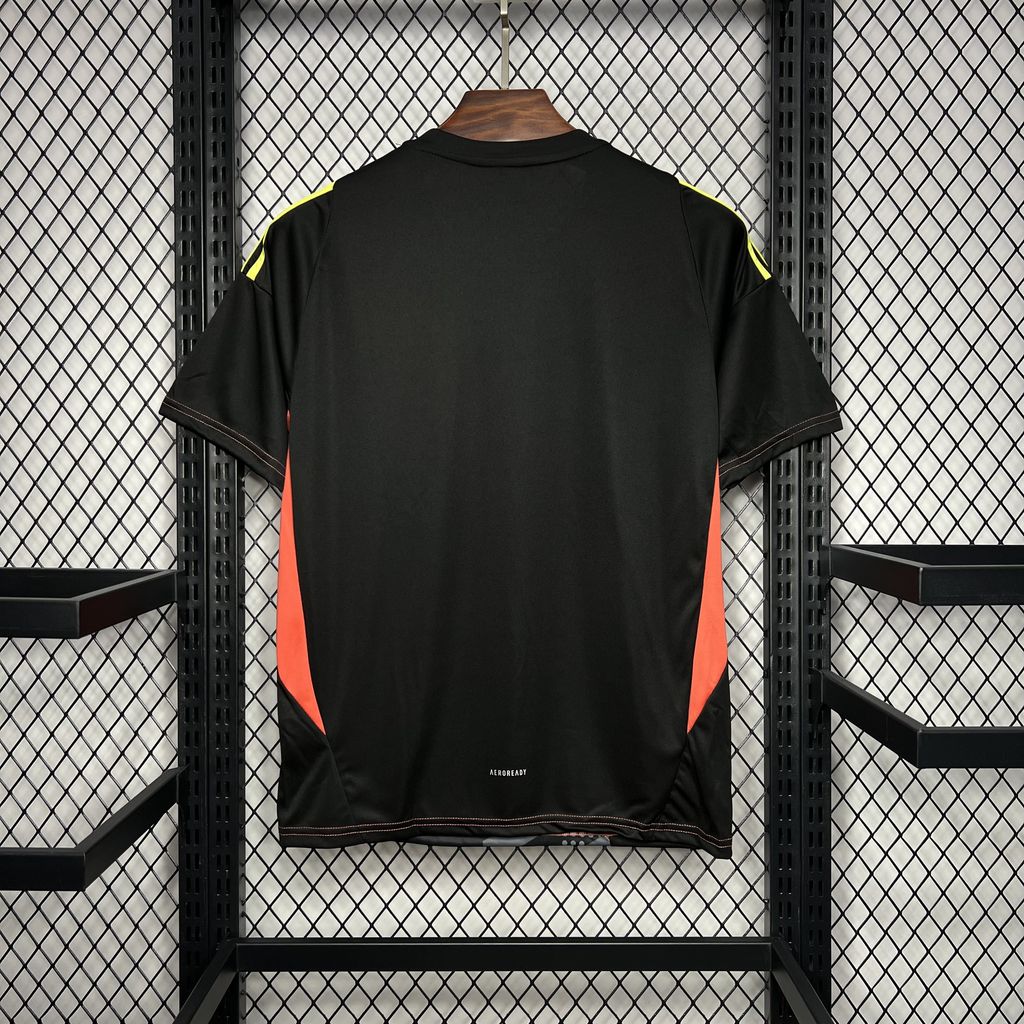 Spain 2024 Black Goalkeeper Jersey - Fans Version - UnitedFutballJersey