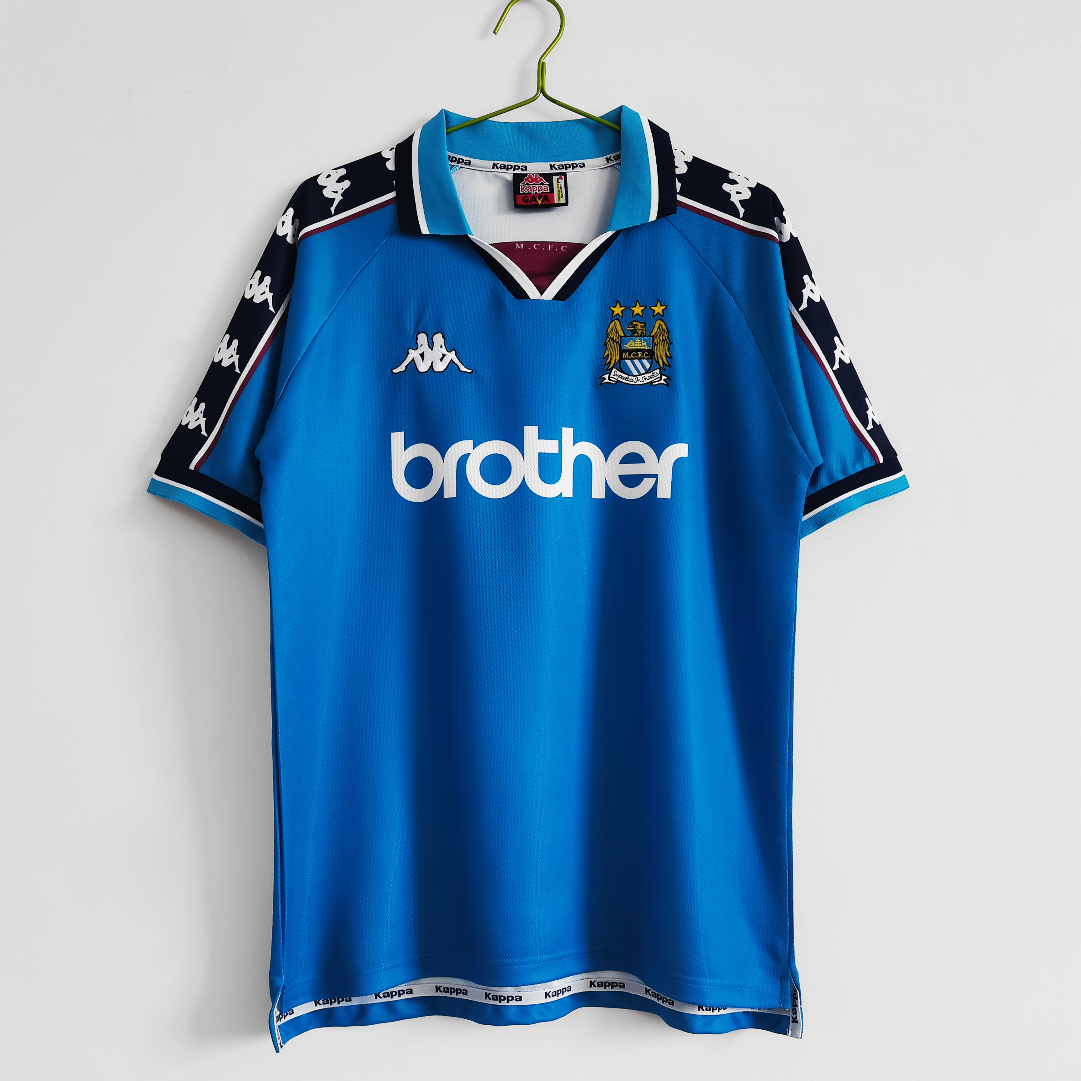 Retro Manchester City 1997-98 Home Stadium Jersey - UnitedFutballJersey