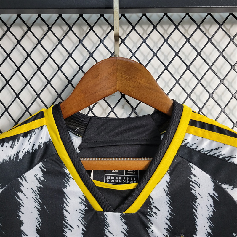 Juventus 23-24 Home Kids Kit - UnitedFutballJersey