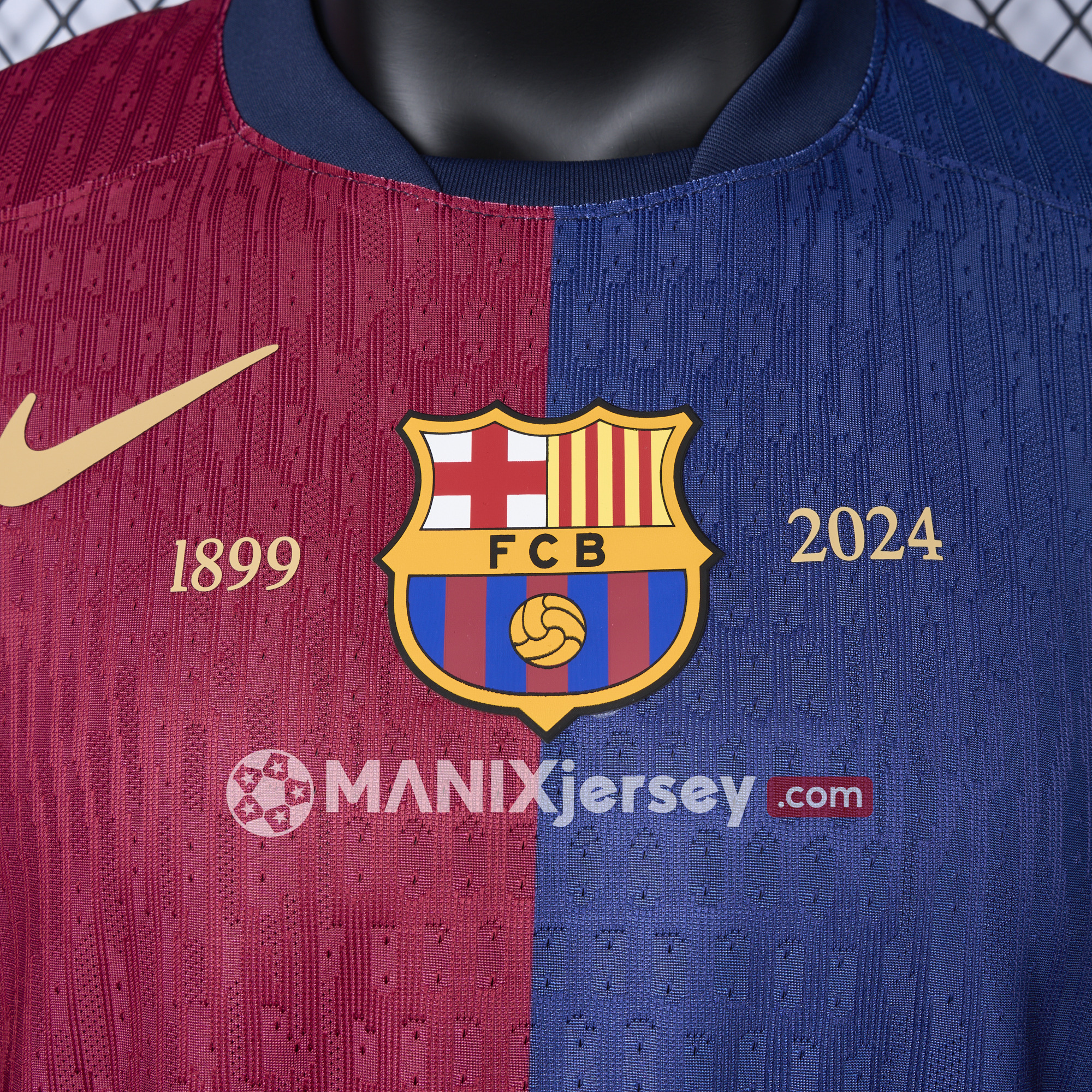 Barcelona 24-25 Home Unsponsored Anniversary Jersey - Player Version - UnitedFutballJersey