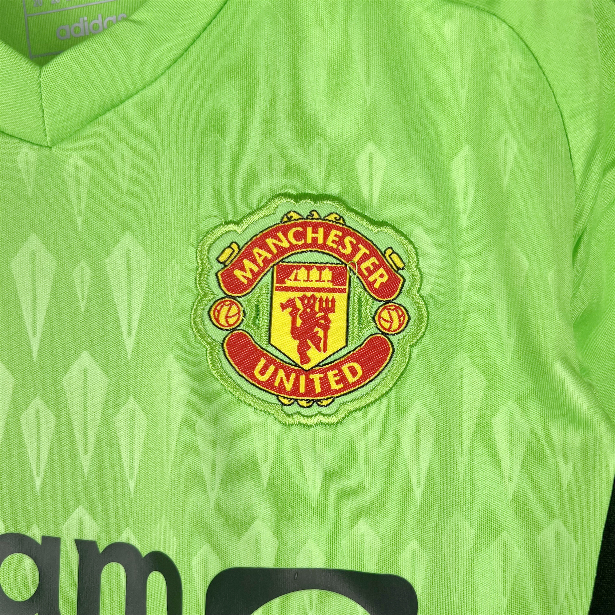 Manchester United 23-24 Green Goalkeeper Kids Kit - UnitedFutballJersey