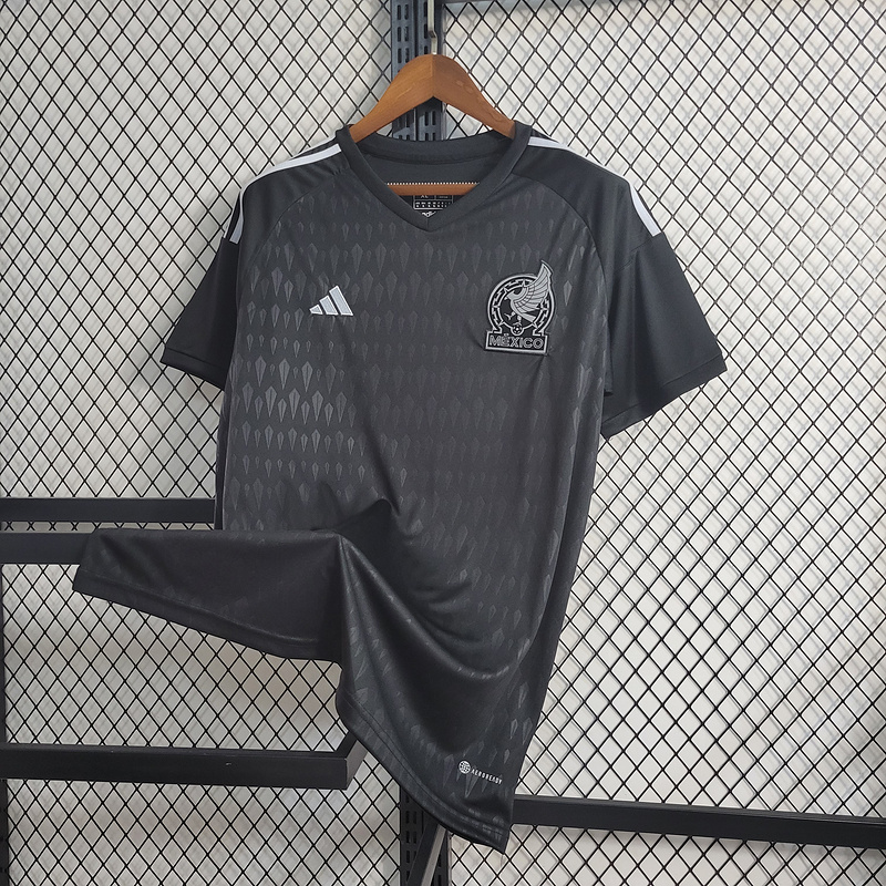 Mexico 2022 Black Goalkeeper Jersey - Fans Version - UnitedFutballJersey
