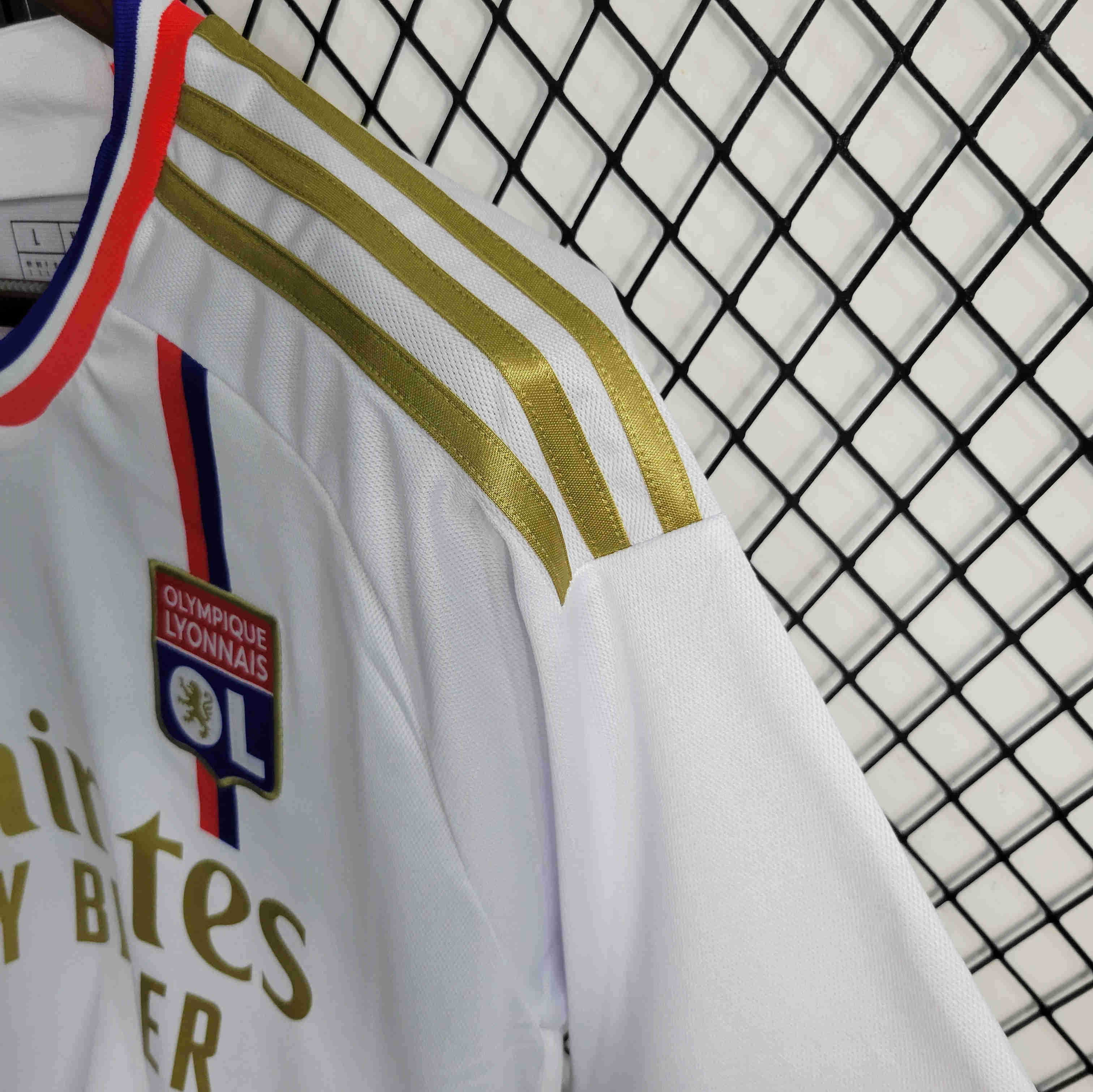 Lyon 23/24 Home Jersey - Fans Version - UnitedFutballJersey