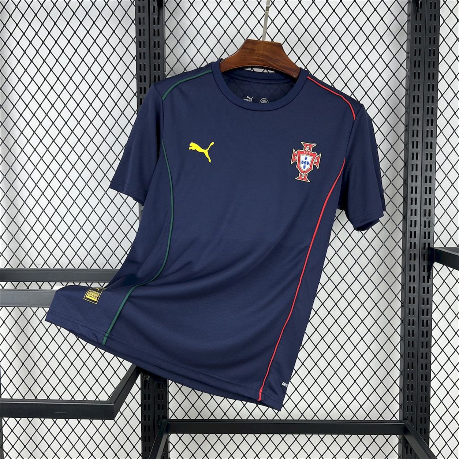 Portugal 2025-26 Navy Blue Casuals Jersey - Fans Version - UnitedFutballJersey