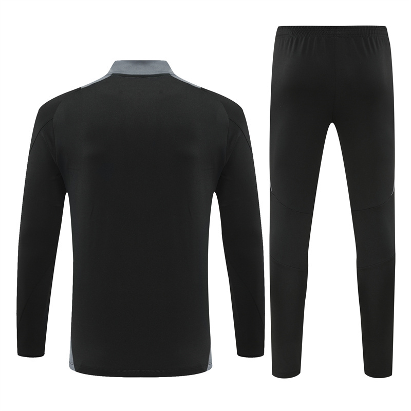 Al Nassr Riyadh Victory 24-25 Long Sleeve Training Set - Black - UnitedFutballJersey