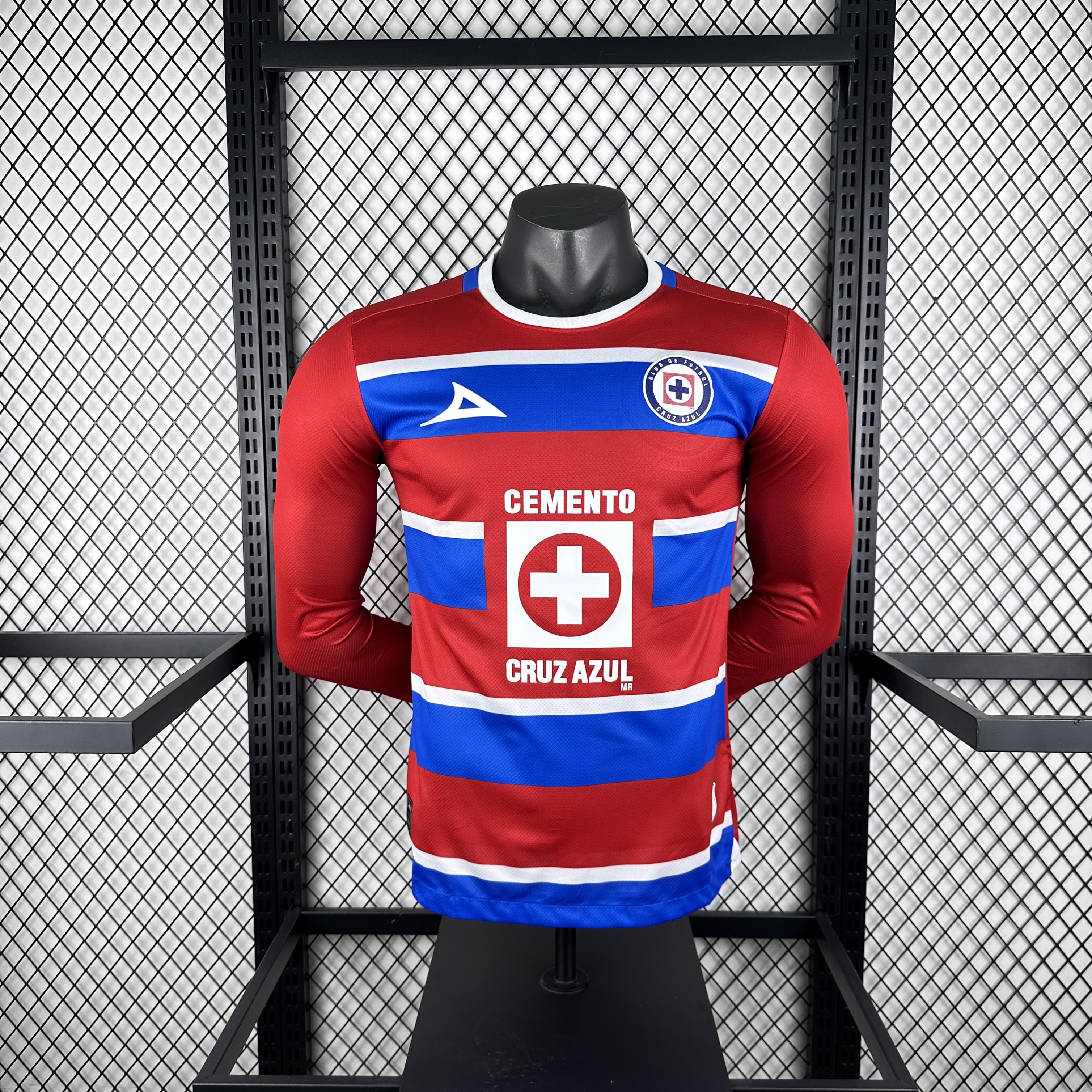 Cruz Azul 24-25 Red Long Sleeve GK Third Jersey - Player Version - UnitedFutballJersey
