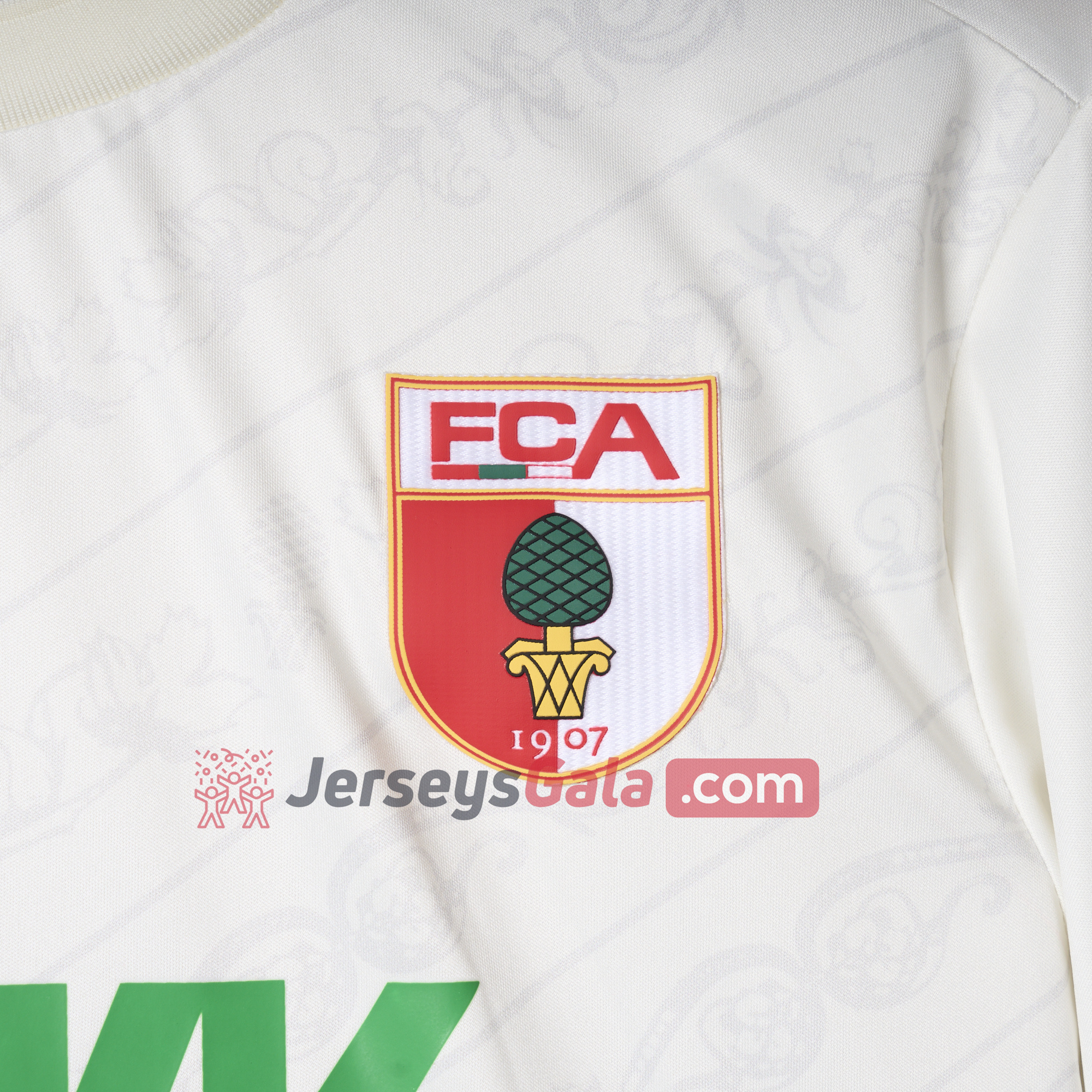 FC Augsburg 24-25 Home Jersey - Fans Version - UnitedFutballJersey