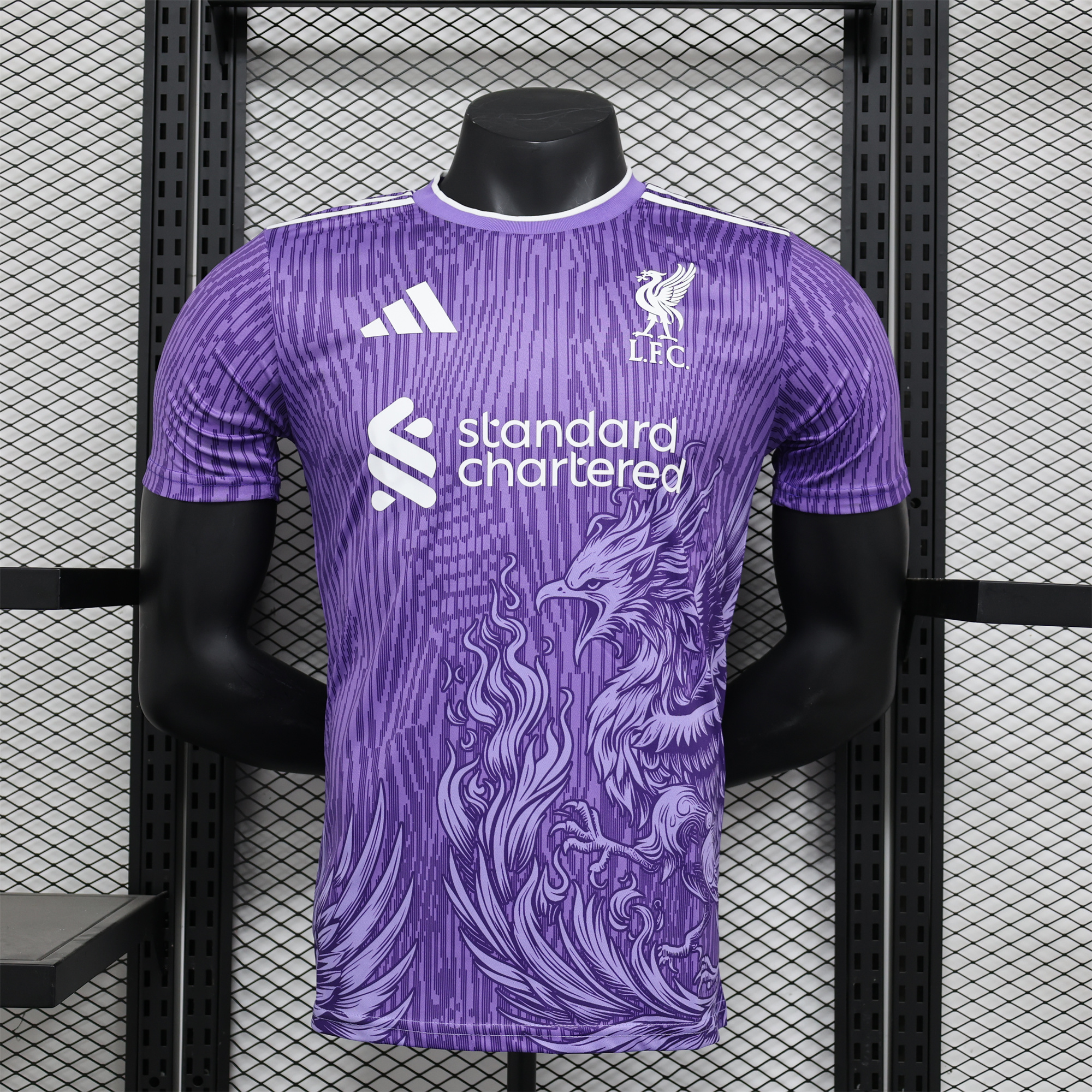 Liver.pool 24-25 Purple Liver.pool Bird Special Edition Jersey - Player Version - UnitedFutballJersey