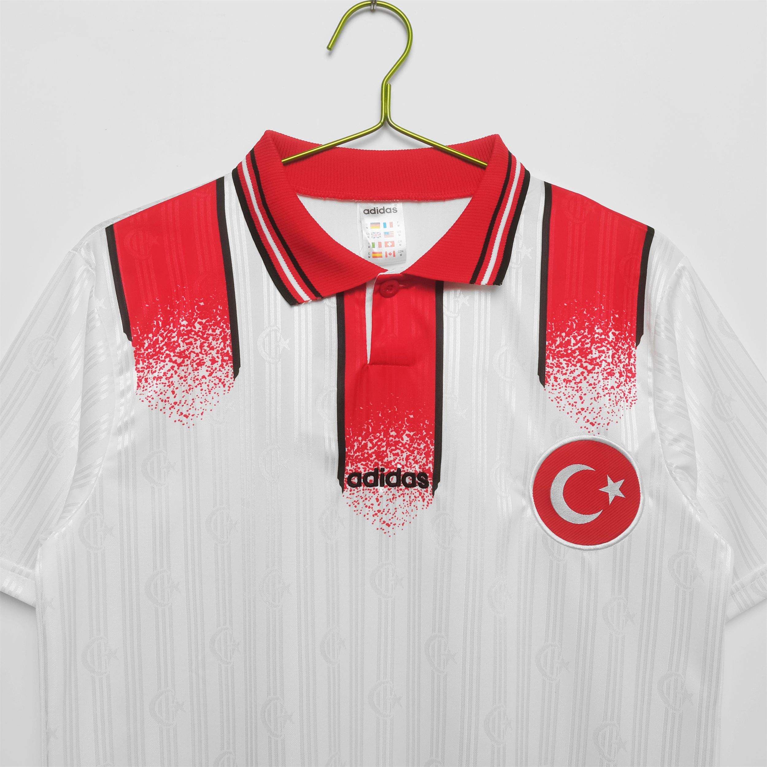 Retro Turkey 1996 Away Stadium Jersey - UnitedFutballJersey