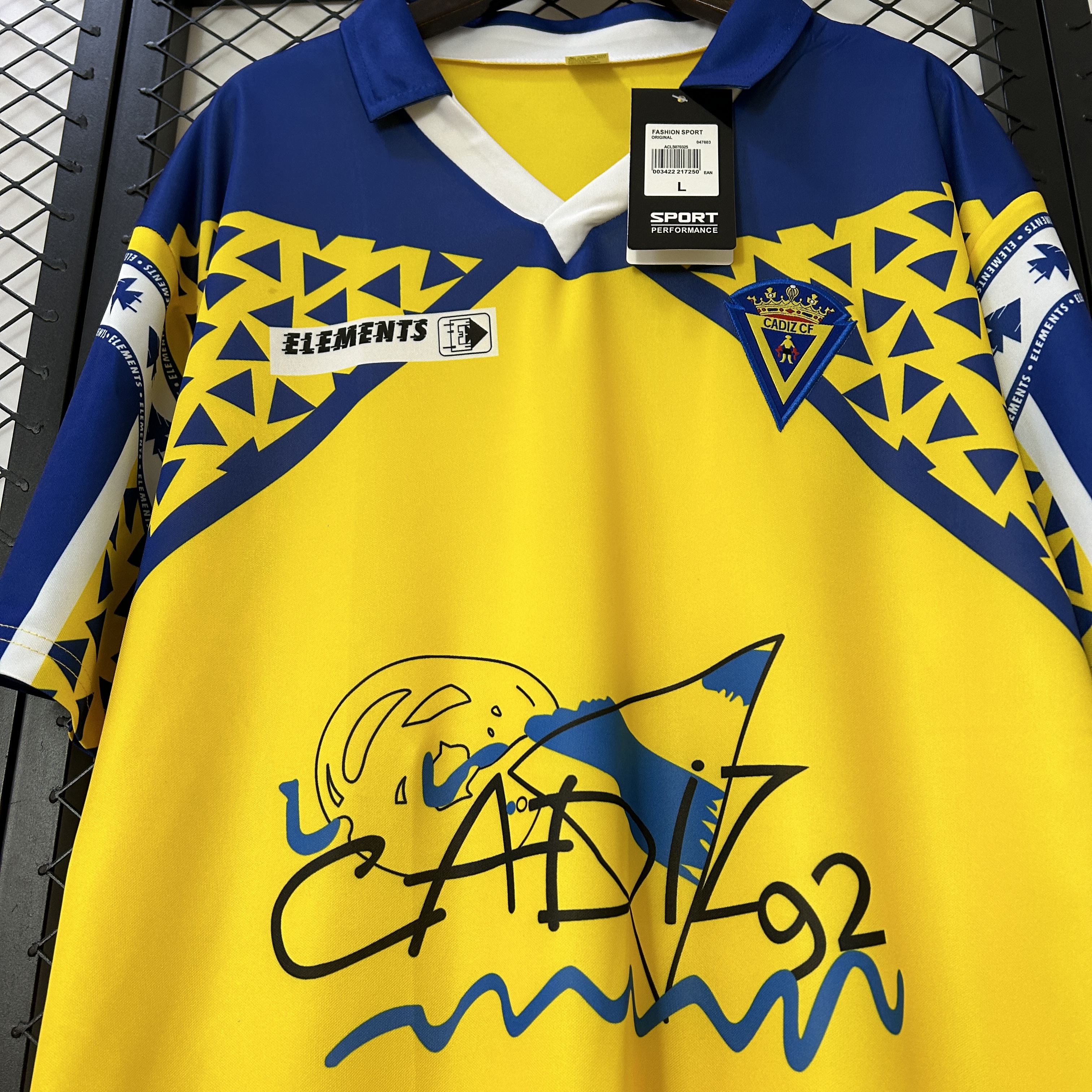 Retro Cádiz Cadiz 1991-92 Home Jersey - UnitedFutballJersey