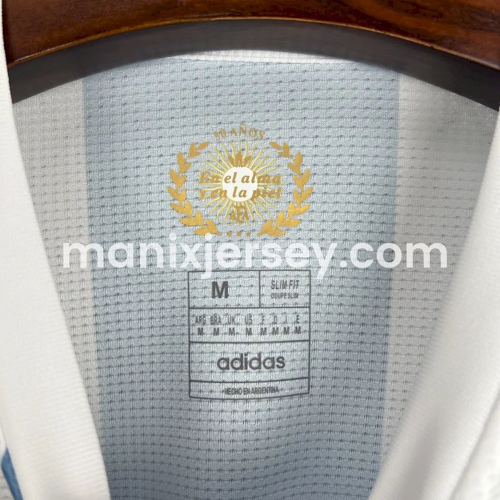 Argentina 24-25 Adi 50 Years Anniversary Jersey - Fans Version - UnitedFutballJersey