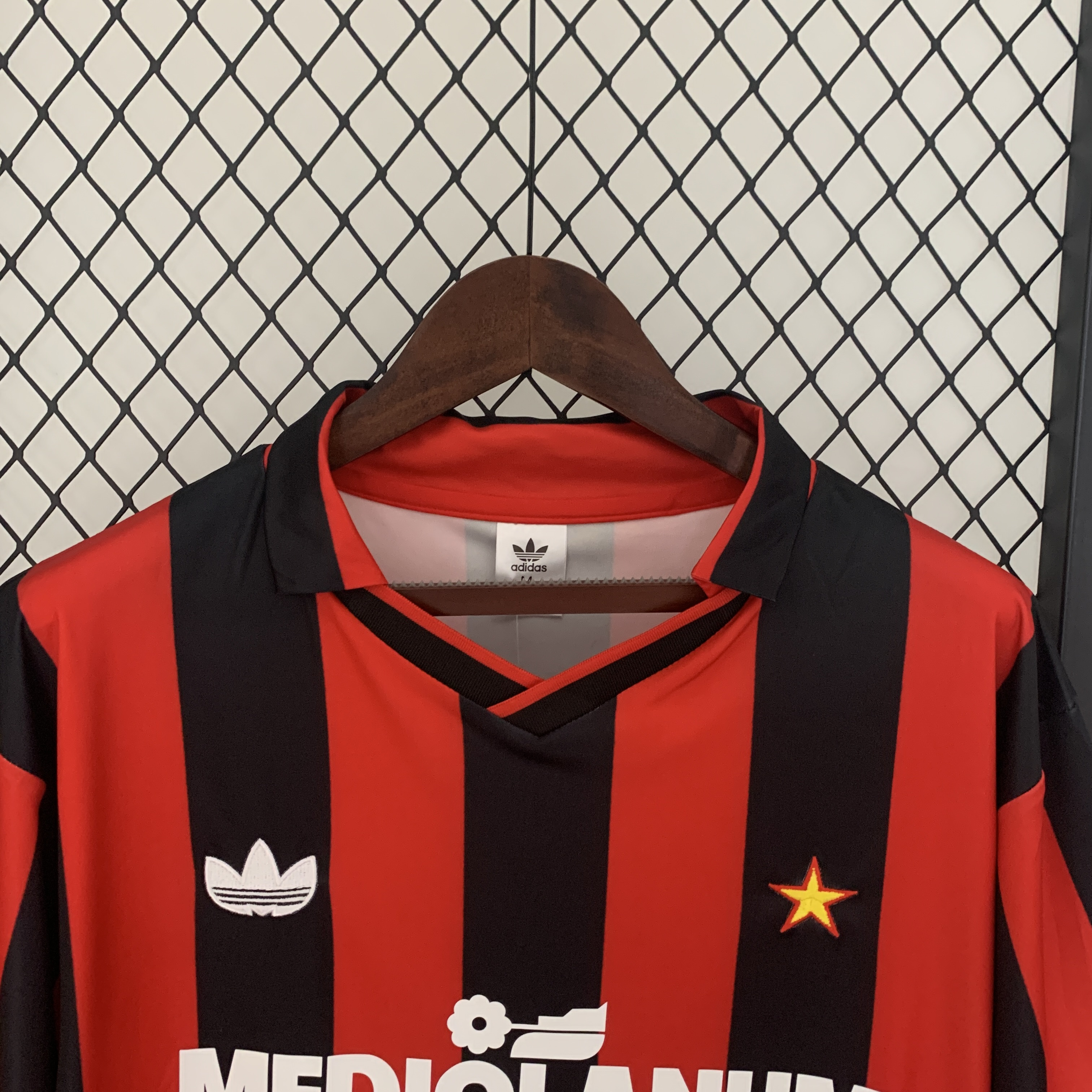 Retro AC Milan 90-91 Home Stadium Jersey - UnitedFutballJersey