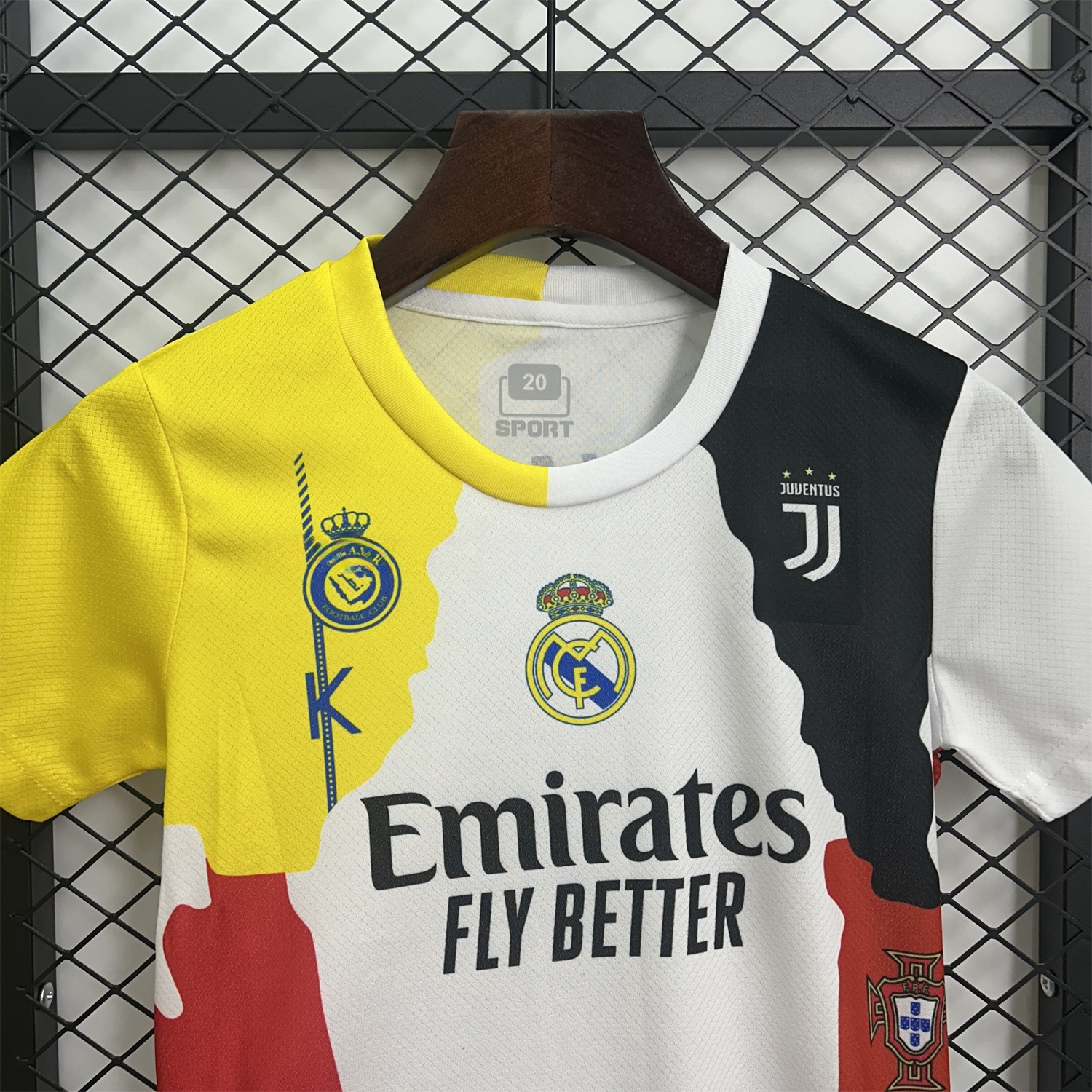 Cristiano Ronaldo Career Commemorative Kids Kit - Real Madrid Manchester United Juventus Portugal Al Nassr Sporting CP - Player Version - UnitedFutballJersey