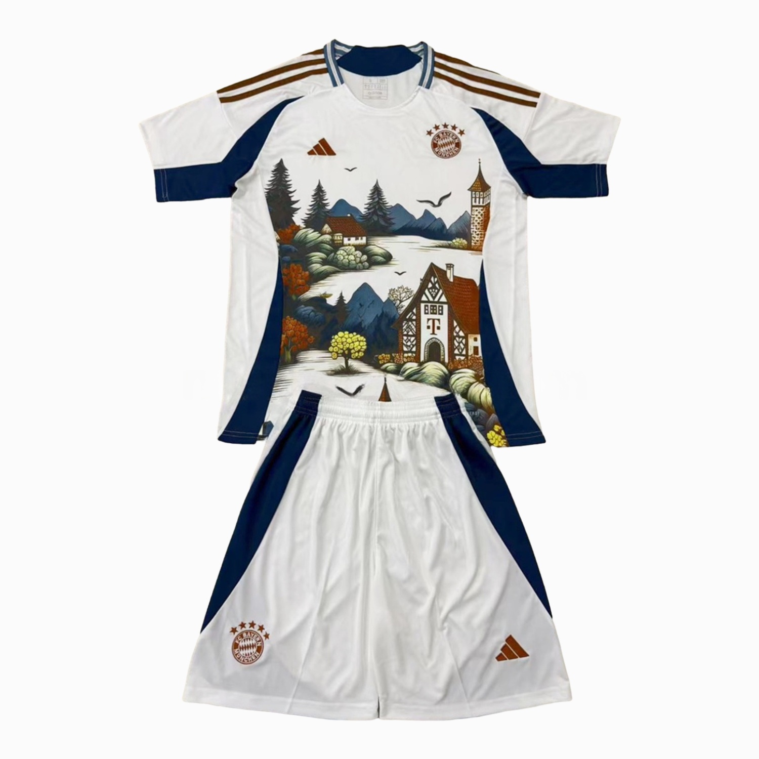 Bayern Munich 24-25 White Concept Kids Kit - UnitedFutballJersey