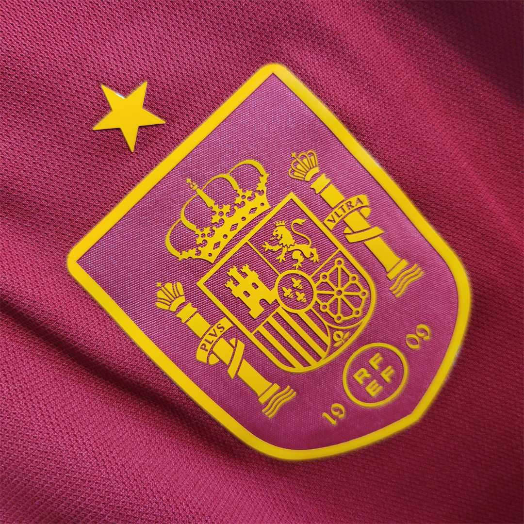 Spain 22-23 Home Jersey - Fans Version - 2022 World Cup - UnitedFutballJersey