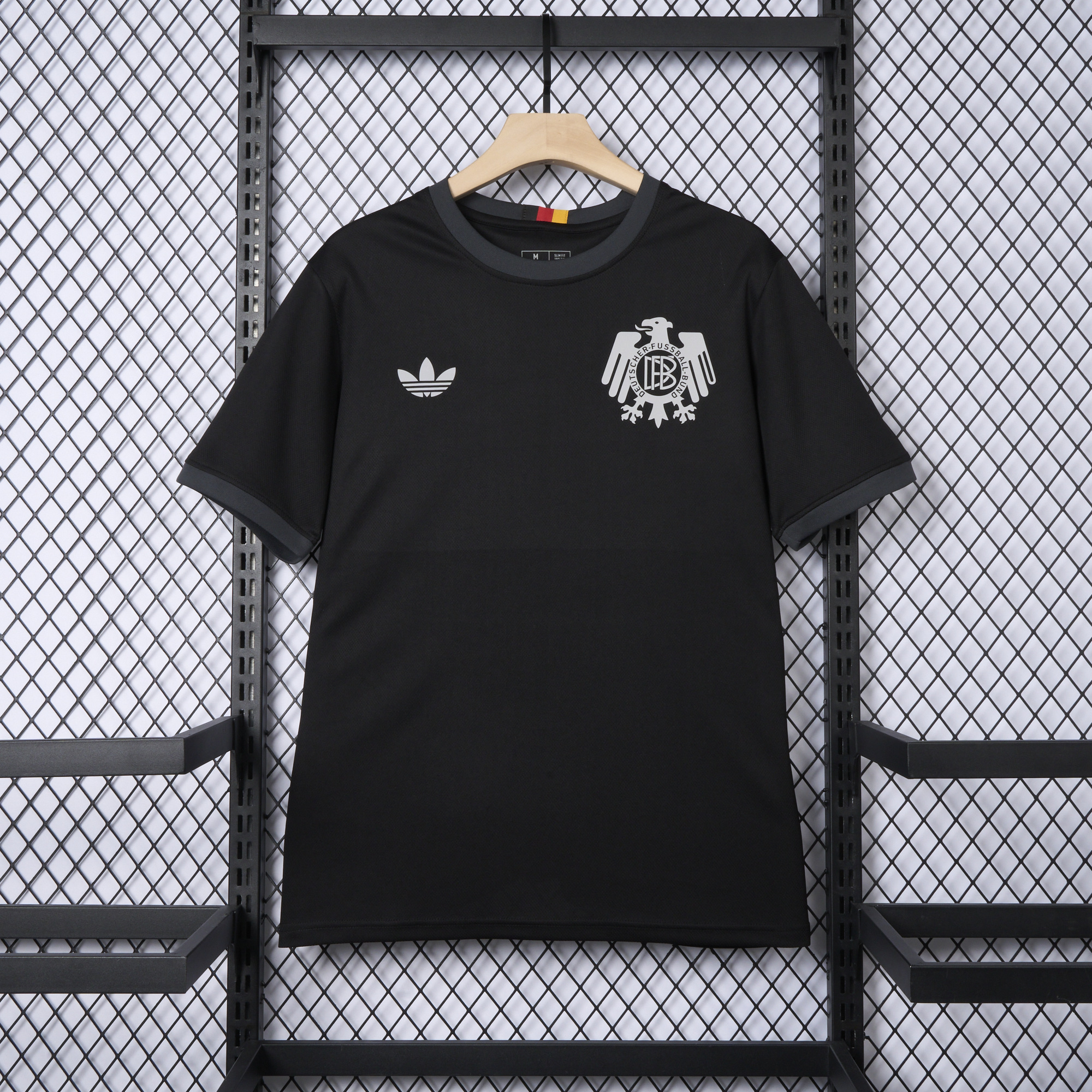 Germany 2025 Black 125-Year Anniversary Jersey - Fans Version - UnitedFutballJersey