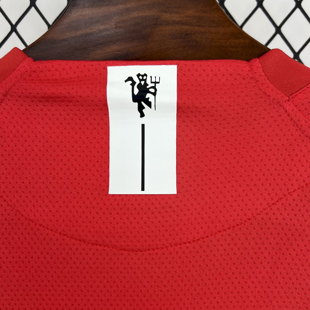 Retro Manchester United 07-08 Champions League Final Home Long Sleeve Jersey - UnitedFutballJersey